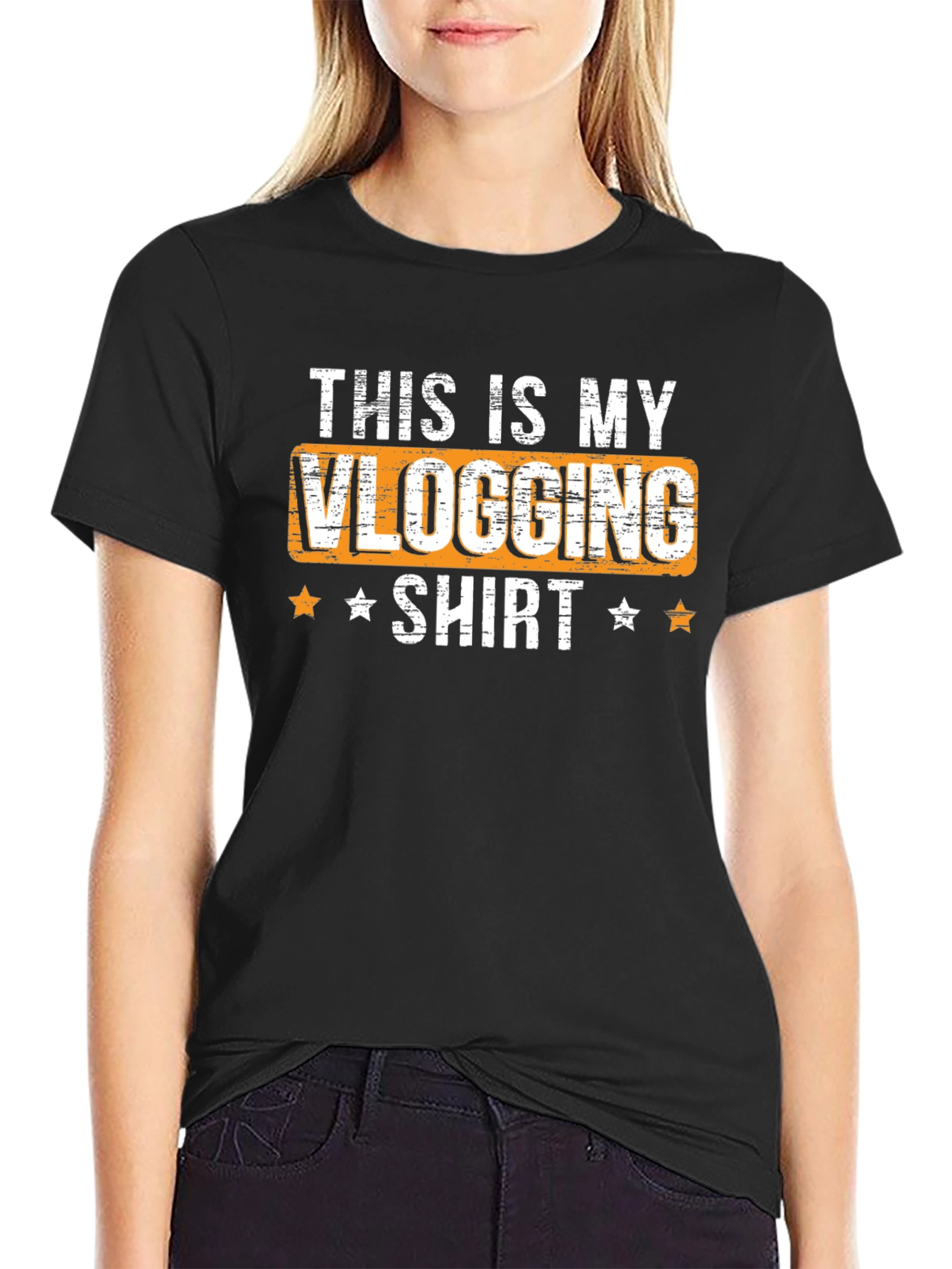 This Is My Vlogging Shirt - Black