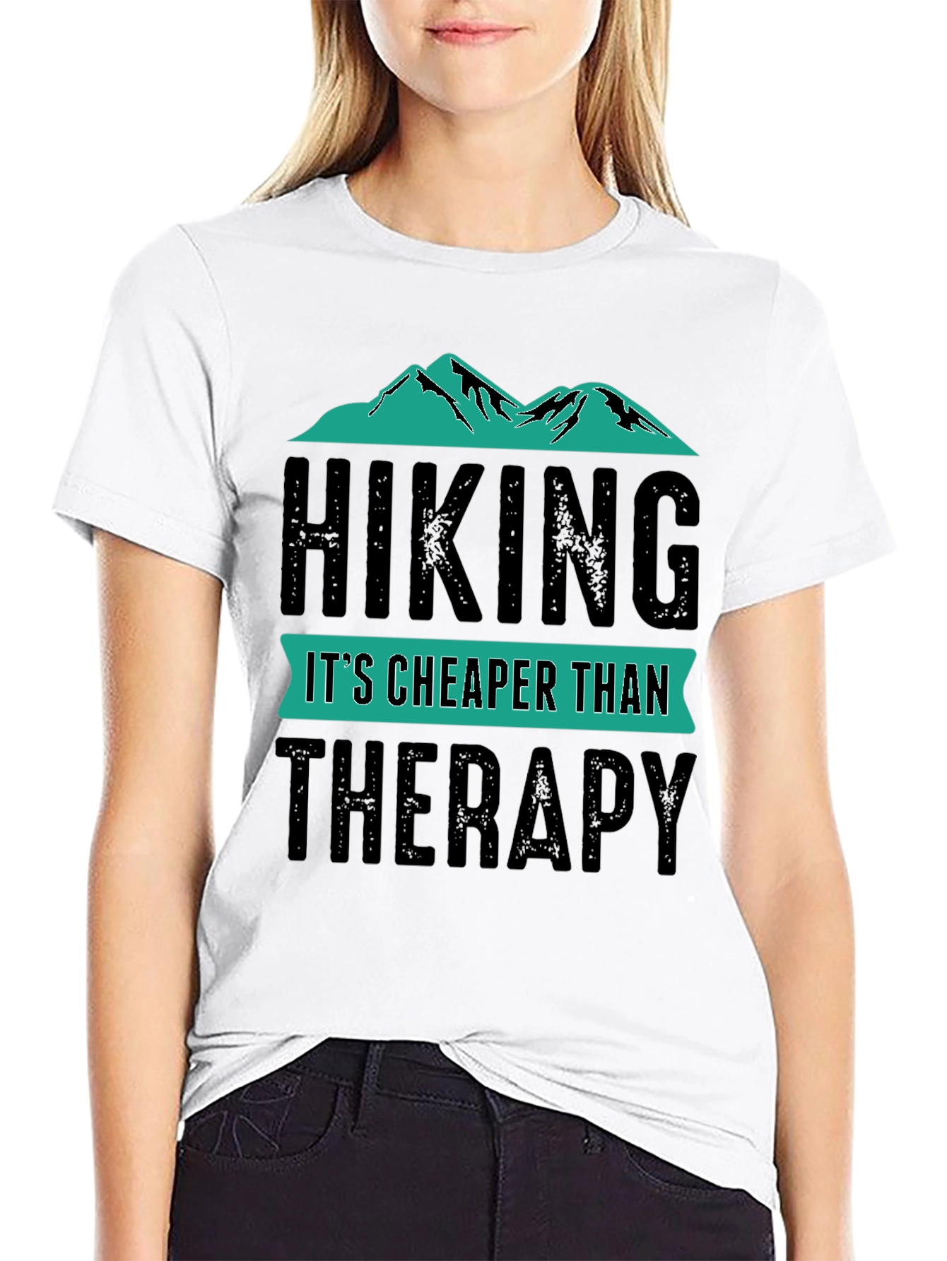 Hiking Cheaper Than Therapy T-Shirt