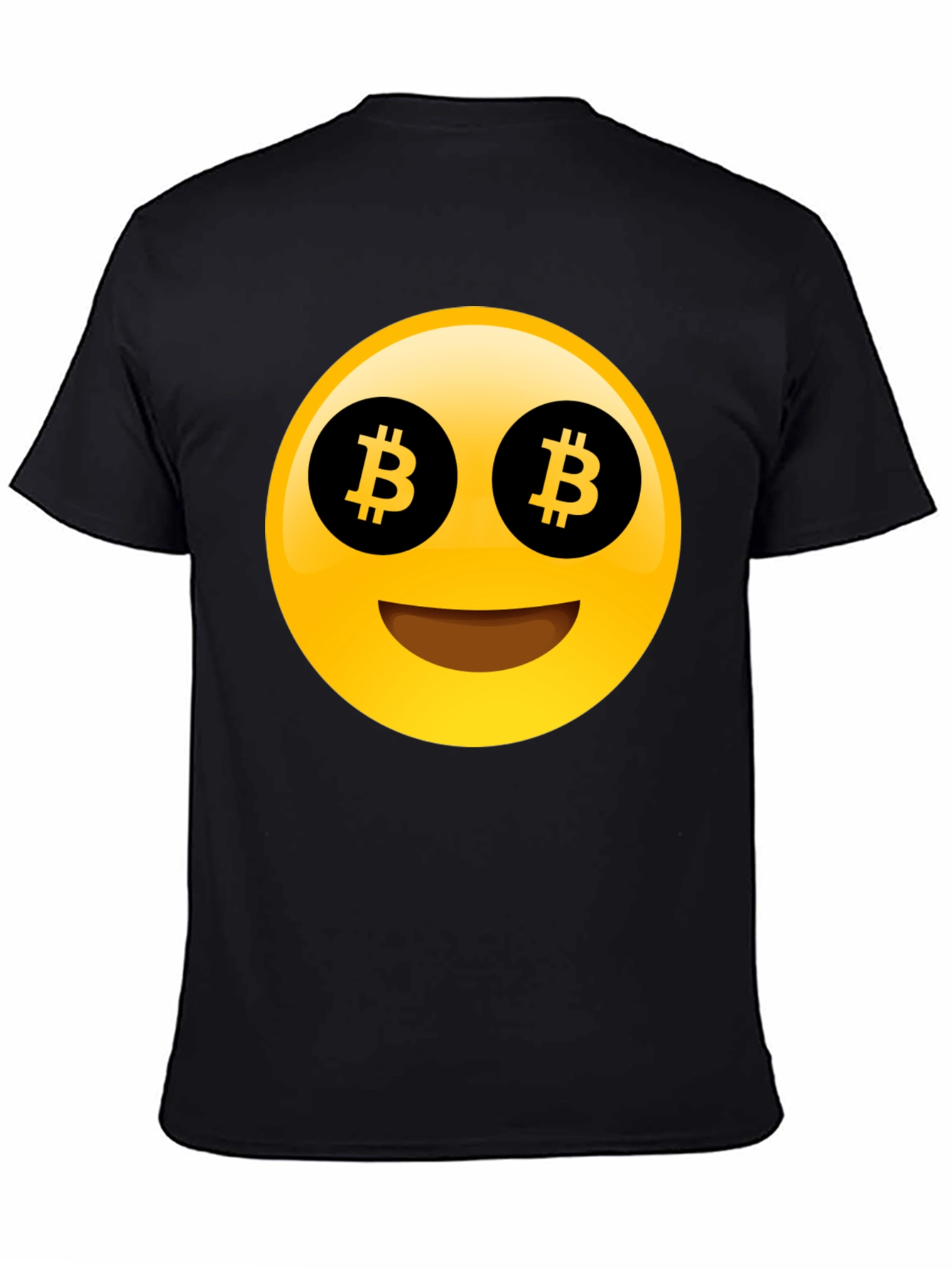 Bitcoin Emoji T-Shirt - Crypto Enthusiast Apparel