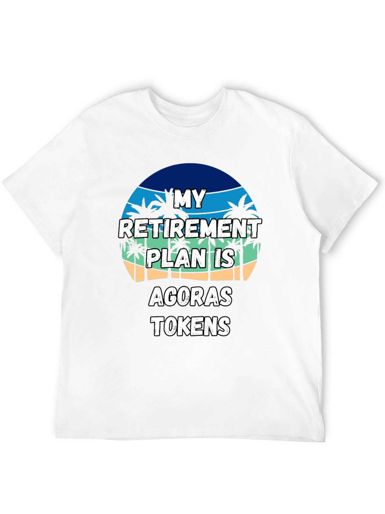 My Retirement Plan Agoras Tokens Black T-Shirt