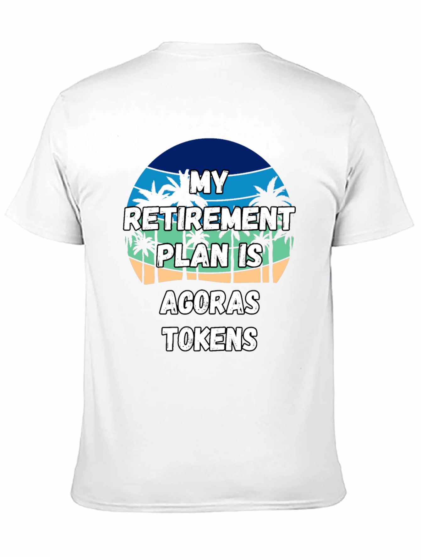 My Retirement Plan Agoras Tokens Black T-Shirt