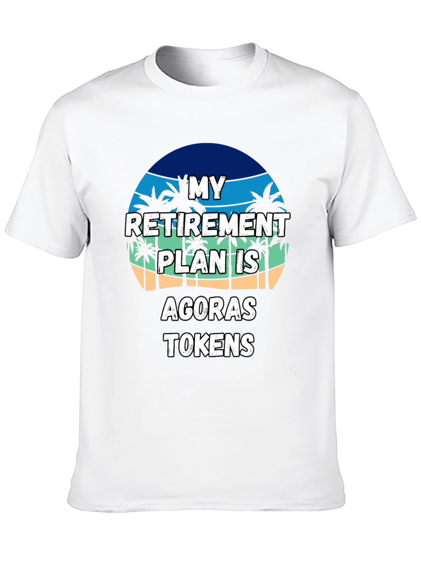 My Retirement Plan Agoras Tokens Black T-Shirt