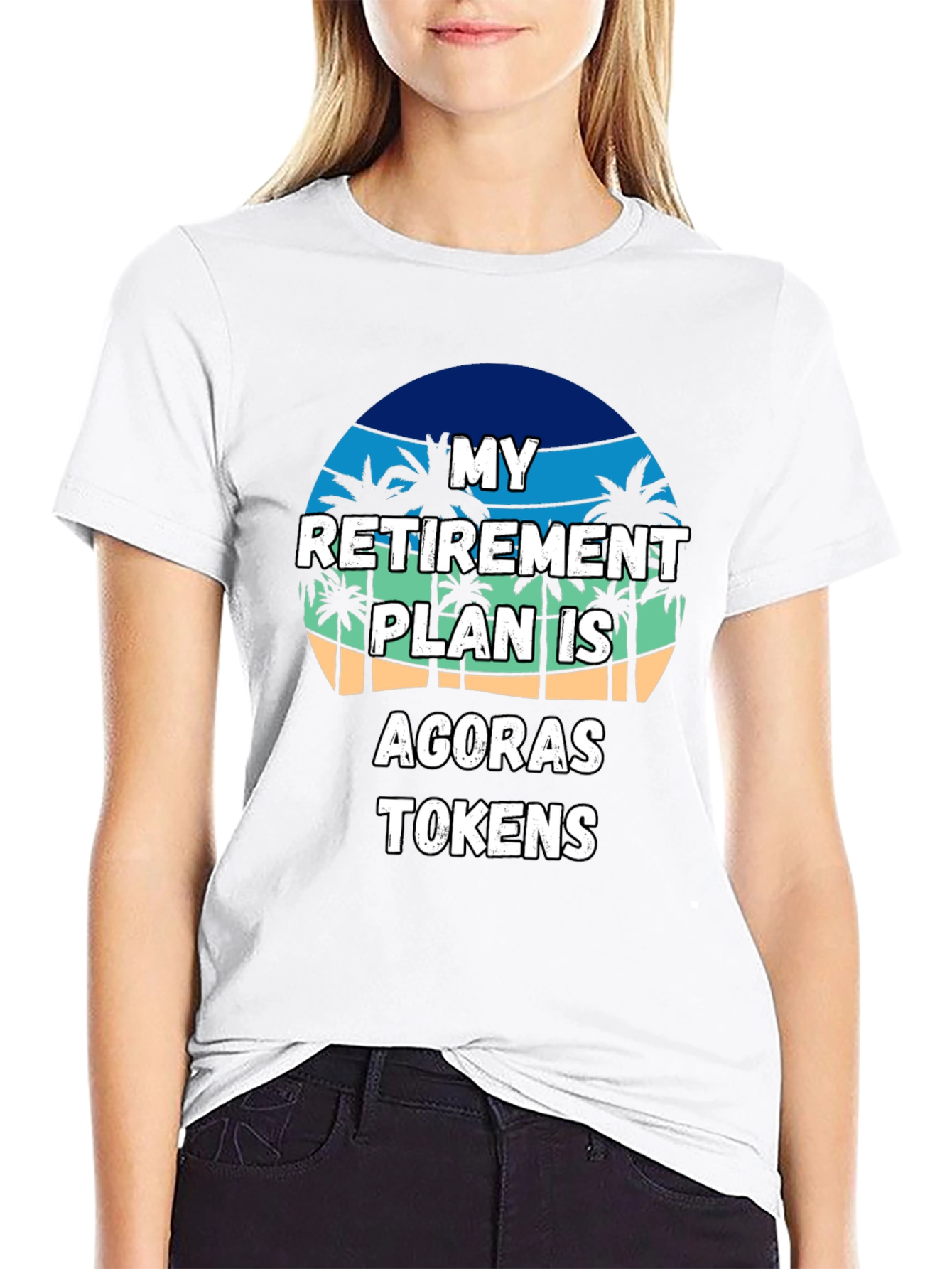 My Retirement Plan Agoras Tokens Black T-Shirt