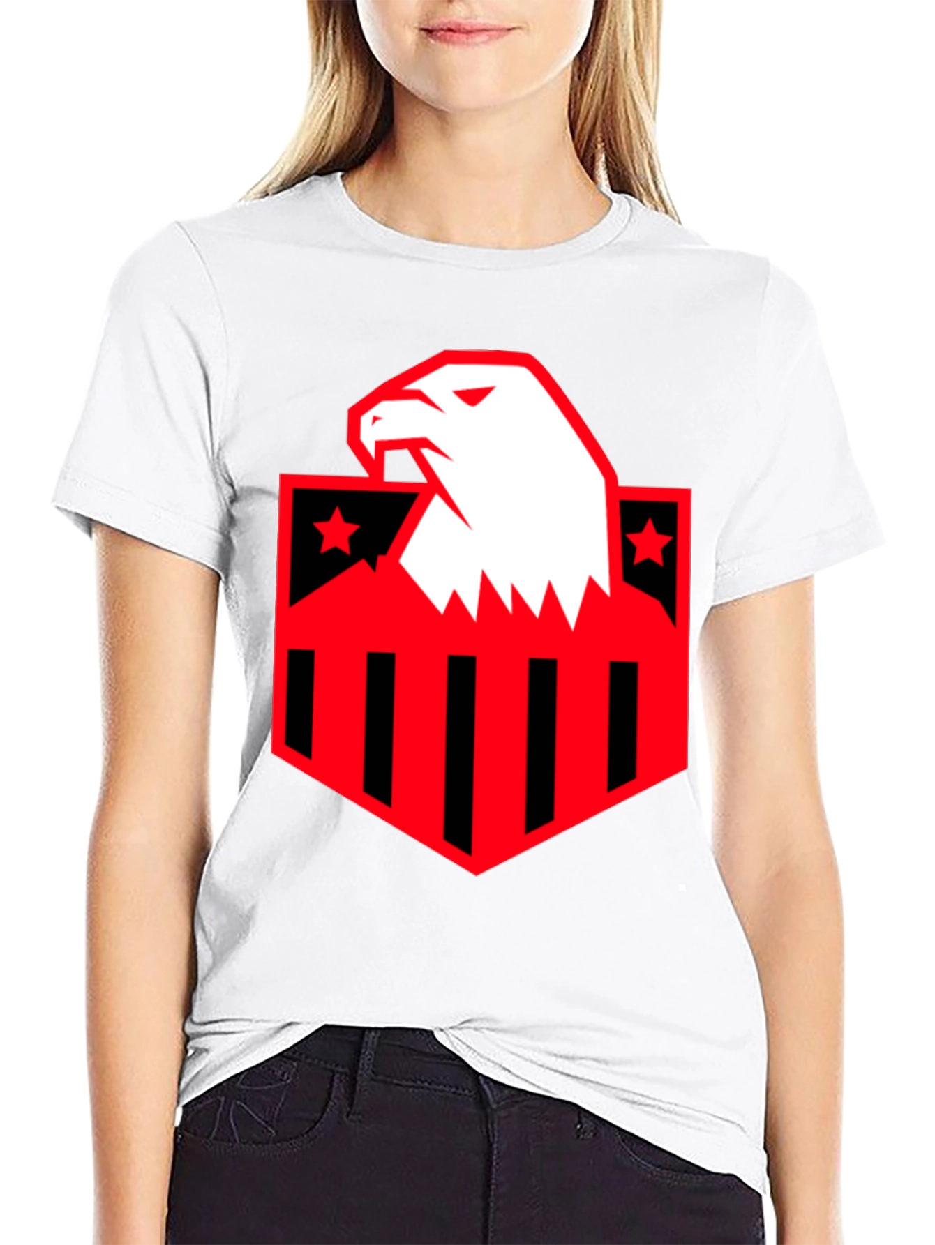 American Eagle Shield Graphic T-Shirt - Black