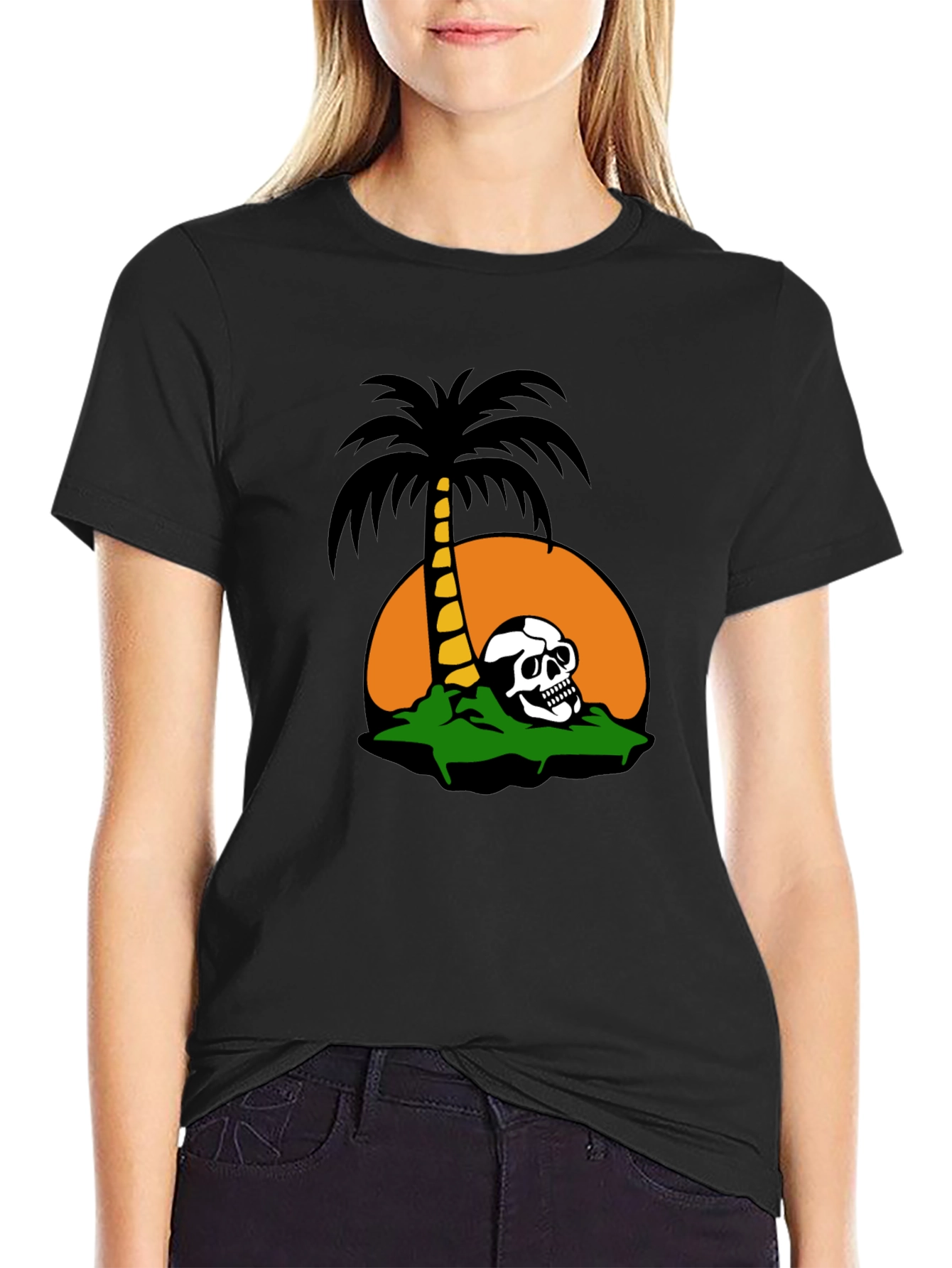 Skull Island Graphic T-Shirt - Black Tee