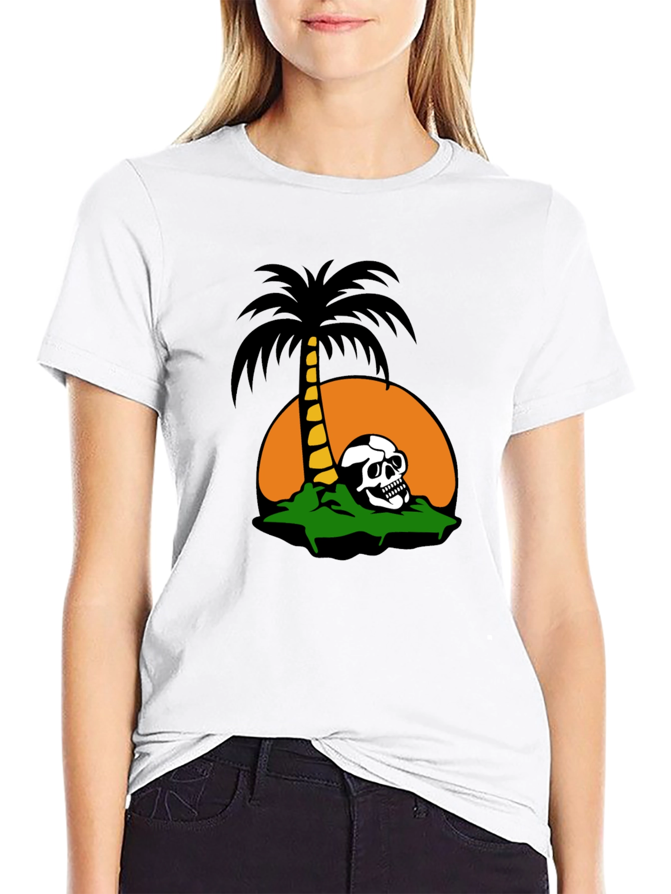 Skull Island Graphic T-Shirt - Black Tee