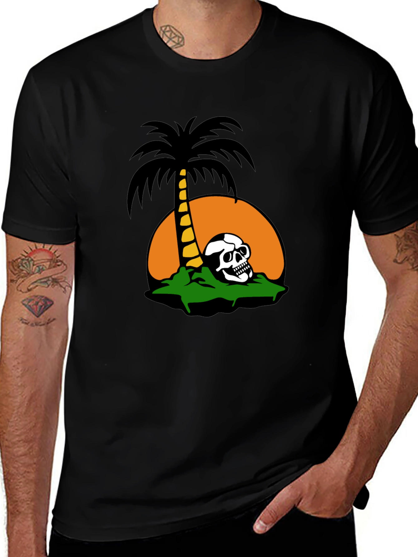Skull Island Graphic T-Shirt - Black Tee