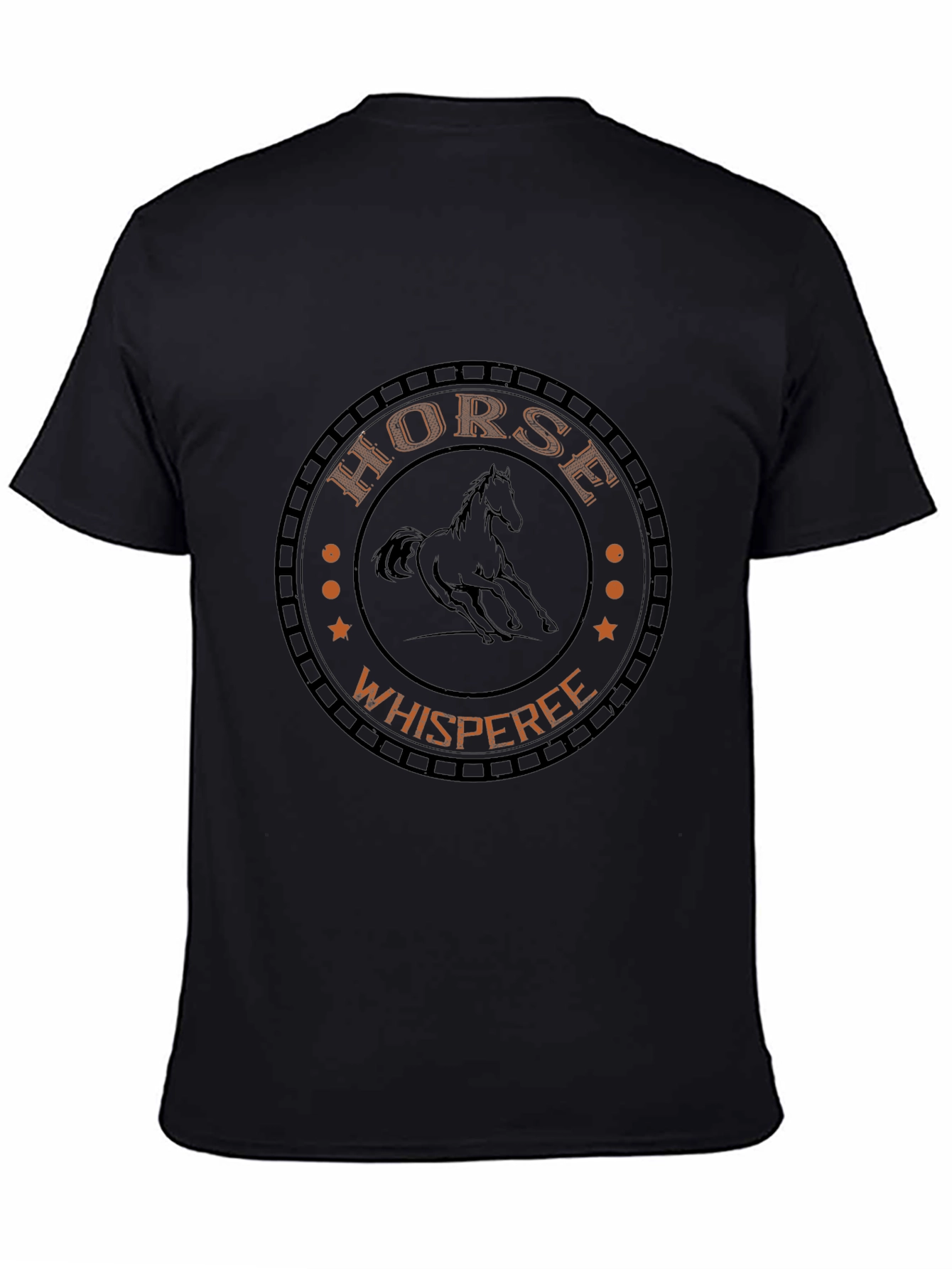Horse Whisperer Graphic T-Shirt - Black