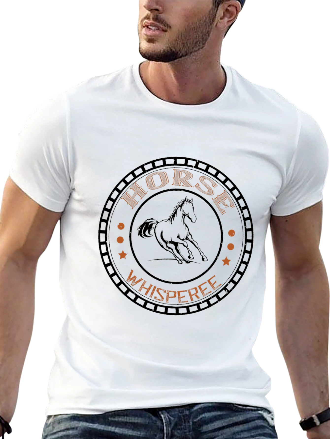 Horse Whisperer Graphic T-Shirt - Black