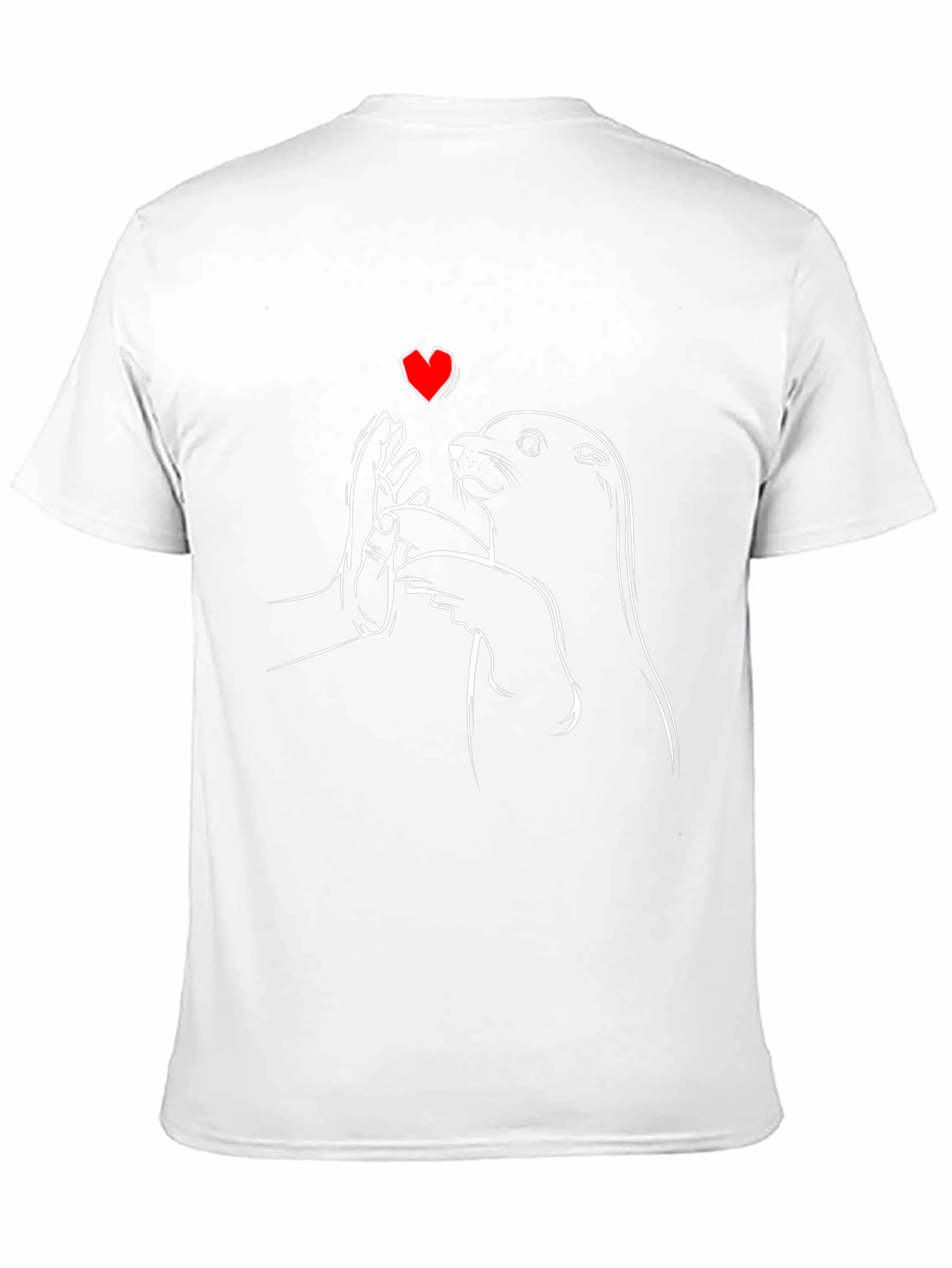 Otter Love Graphic Tee - Black