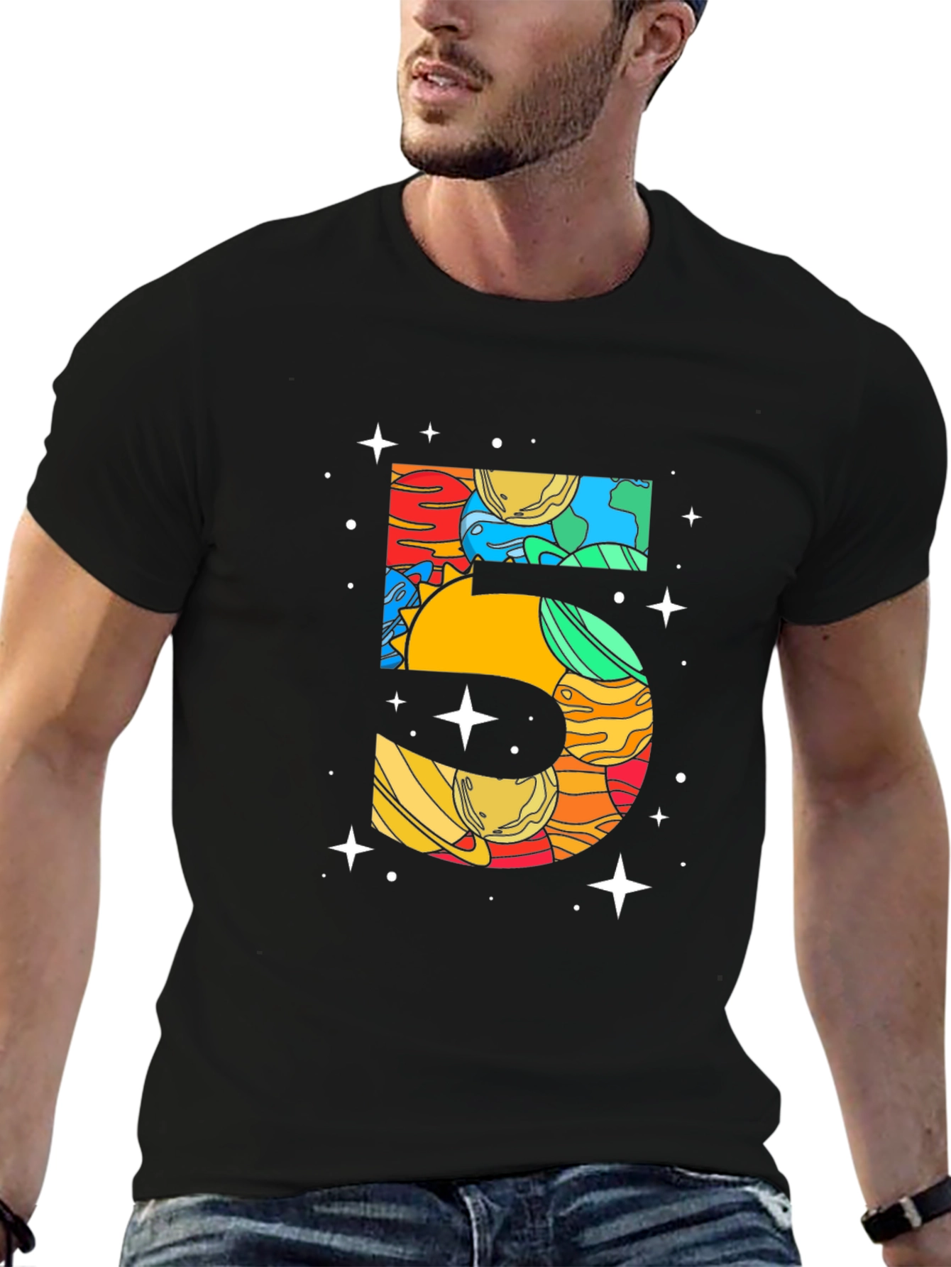 Planetary 5th Birthday Tee