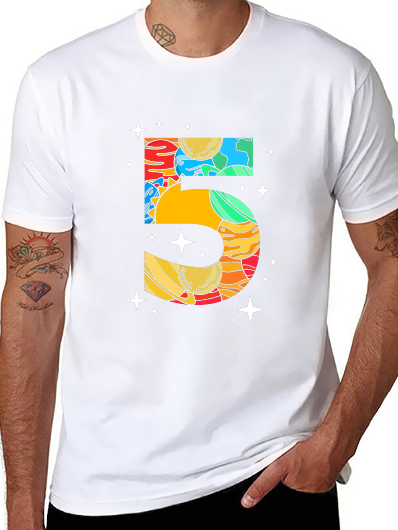 Planetary 5th Birthday Tee