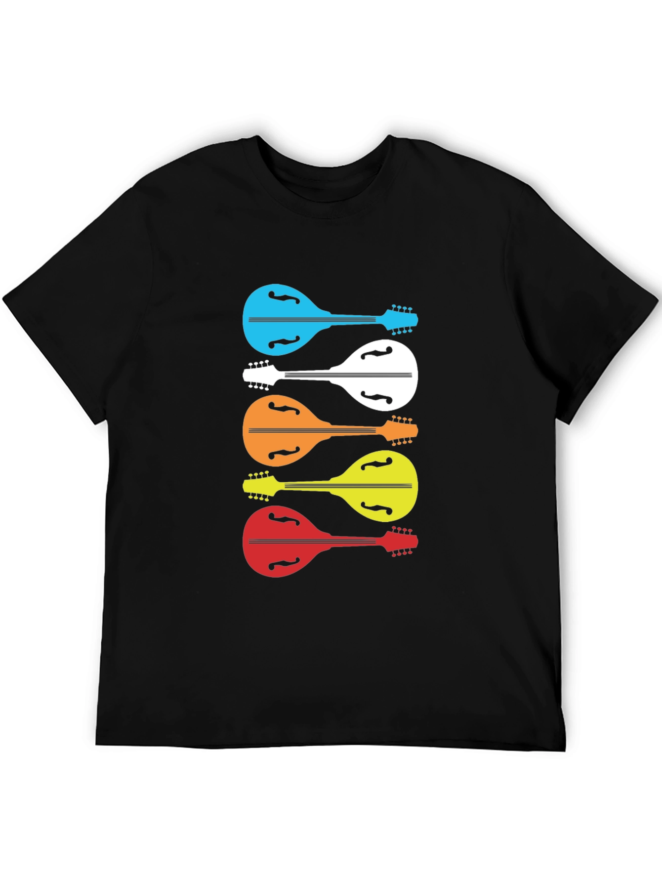 Colorful Mandolin Music T-Shirt