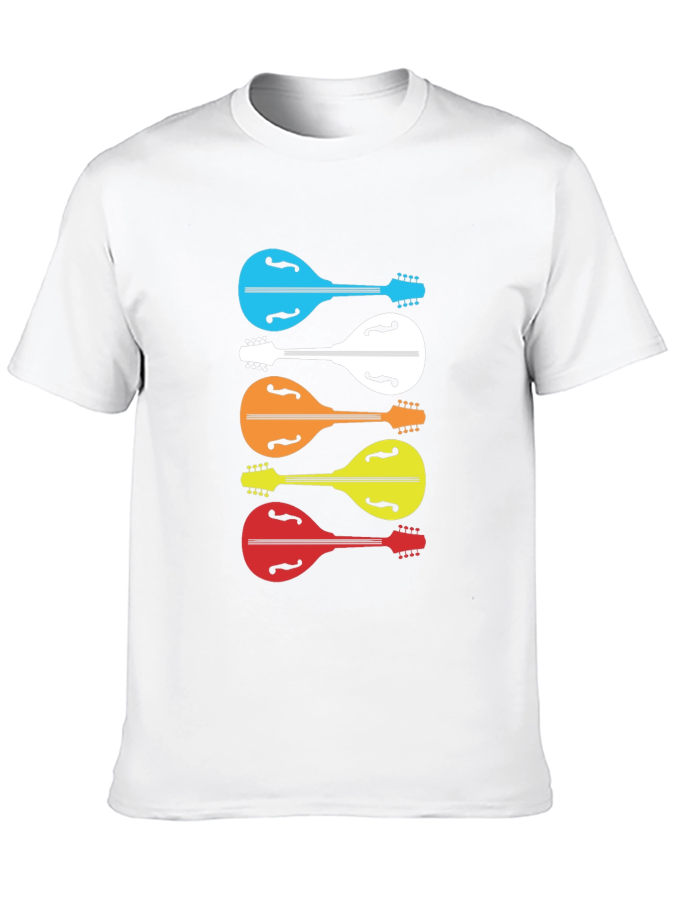 Colorful Mandolin Music T-Shirt
