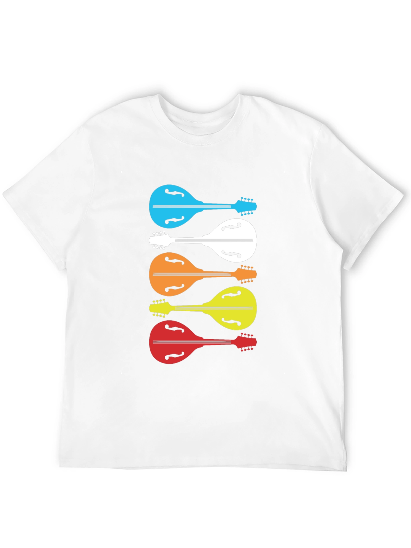 Colorful Mandolin Music T-Shirt