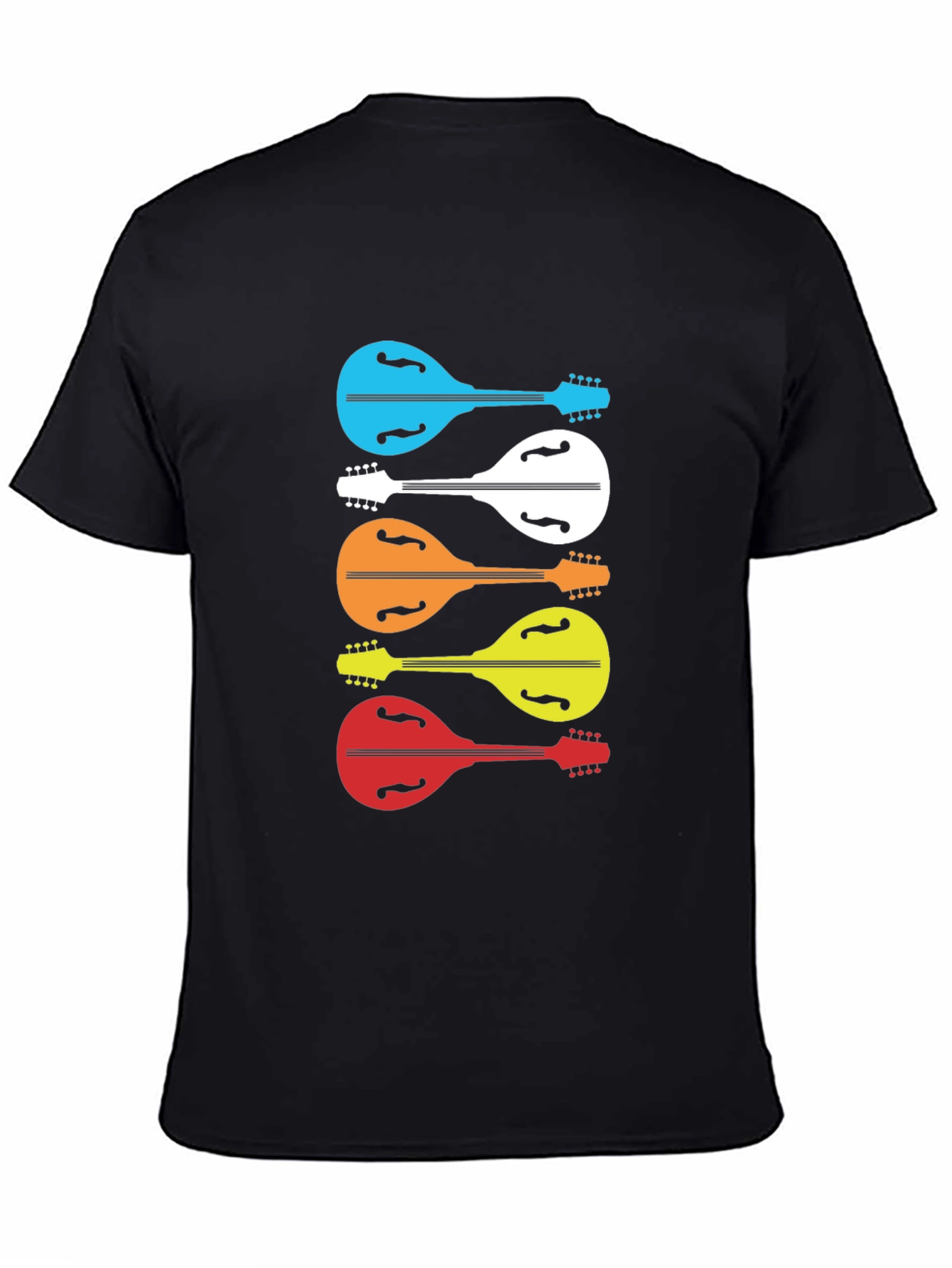Colorful Mandolin Music T-Shirt