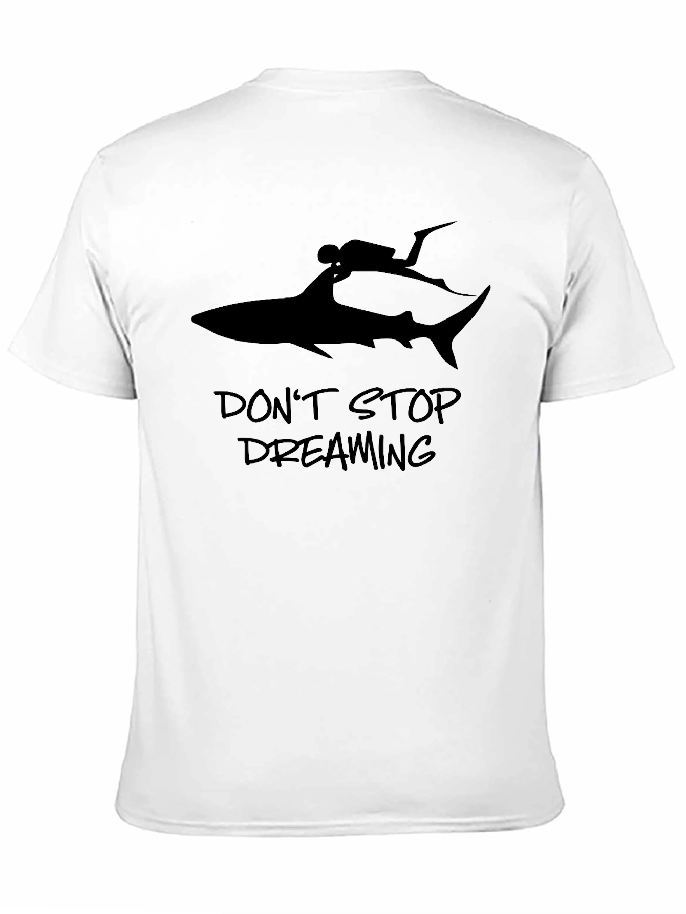 Shark Diver Graphic T-Shirt - Dont Stop Dreaming