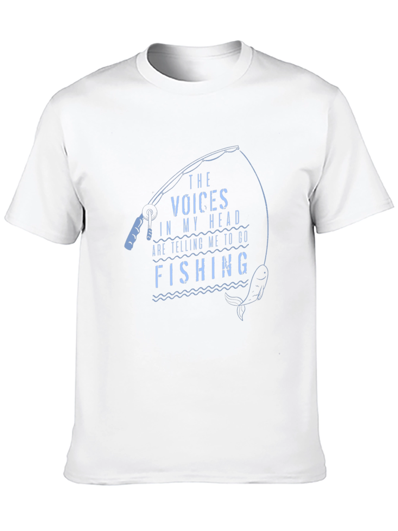 Voices Fishing T-Shirt - Black Cotton Tee