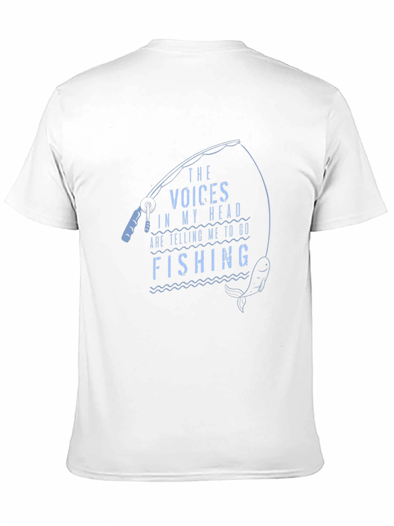 Voices Fishing T-Shirt - Black Cotton Tee