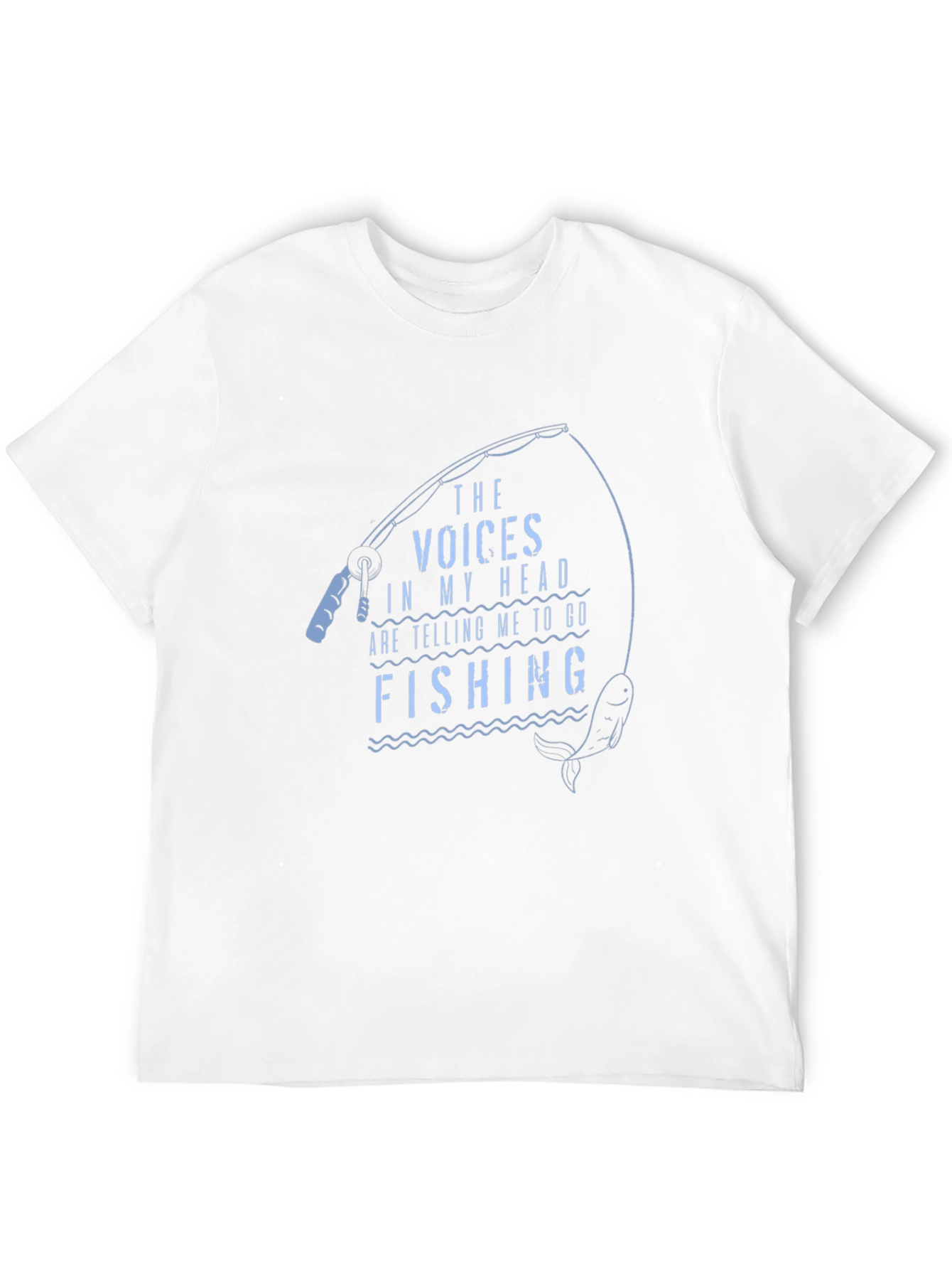 Voices Fishing T-Shirt - Black Cotton Tee