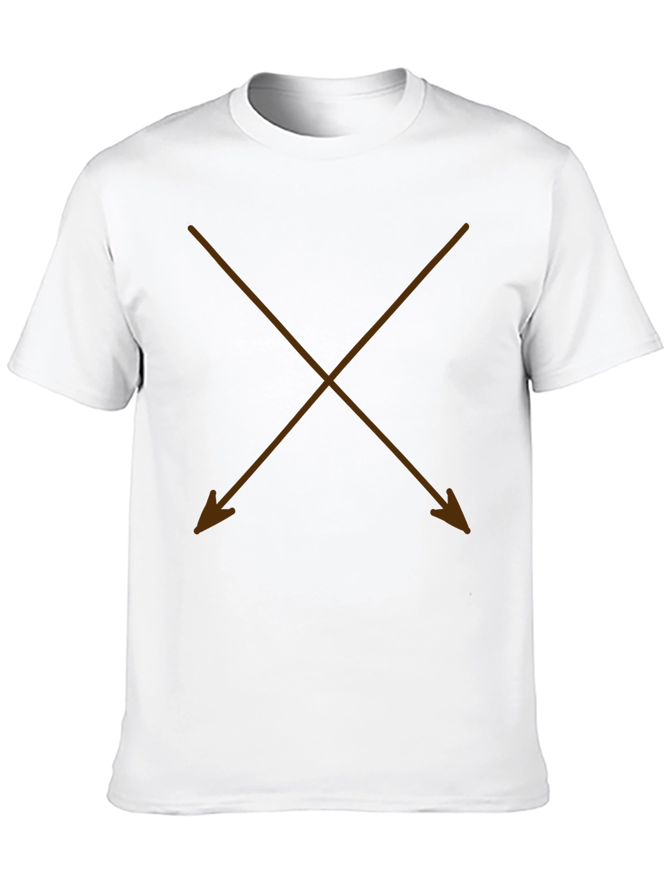 Mens Classic Black Crew Neck T-Shirt