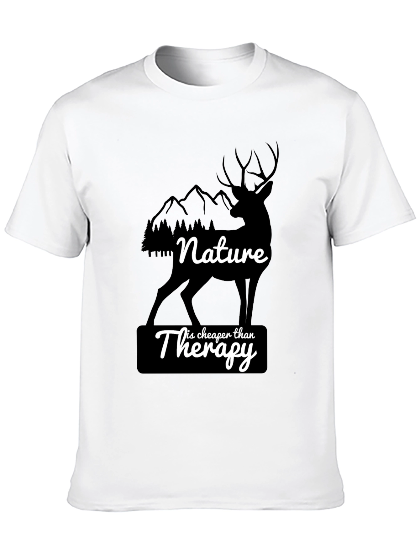 Nature is Cheaper Than Therapy Graphic T-Shirt