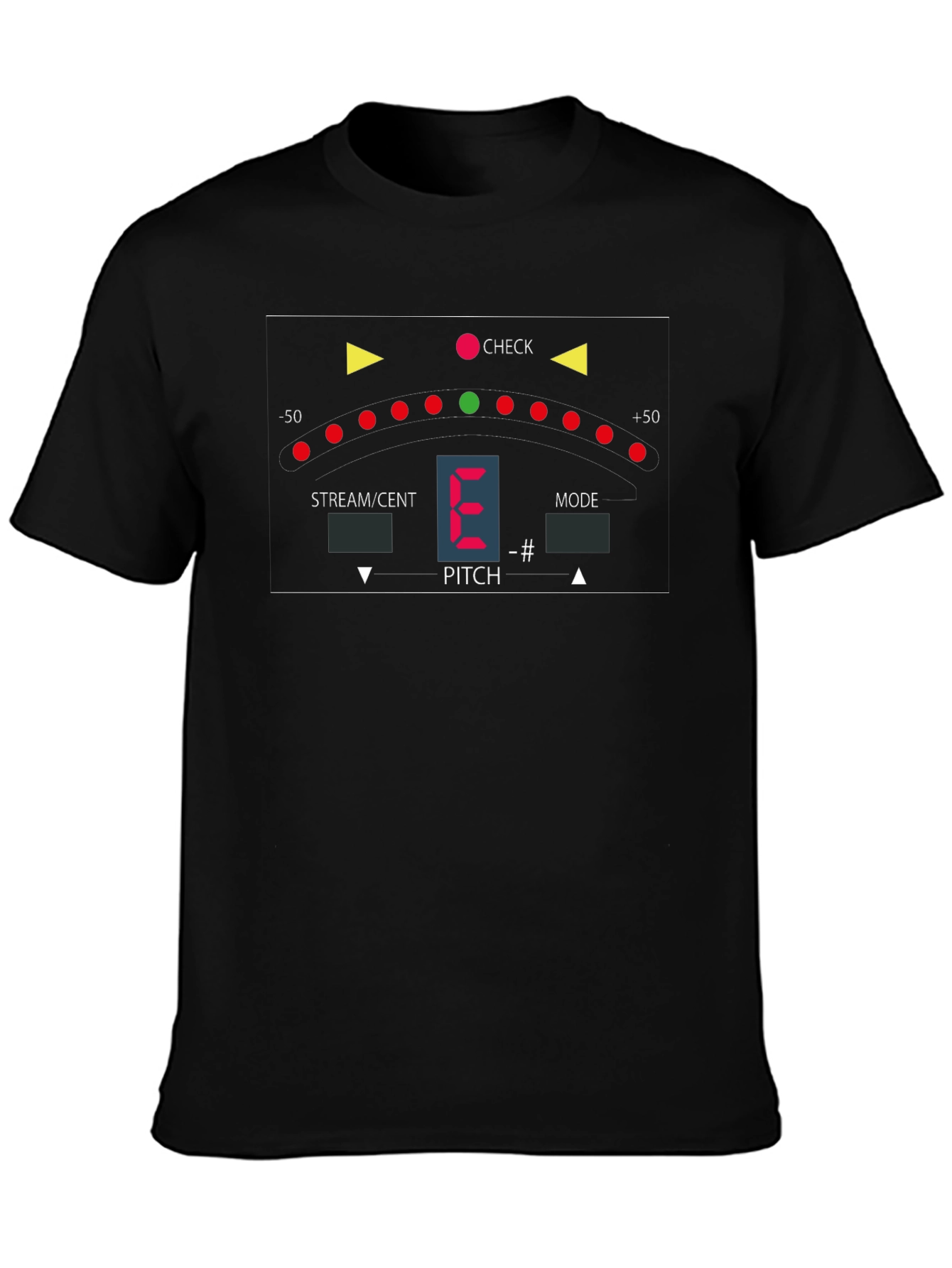 Guitar Tuner T-Shirt - Musicians Style