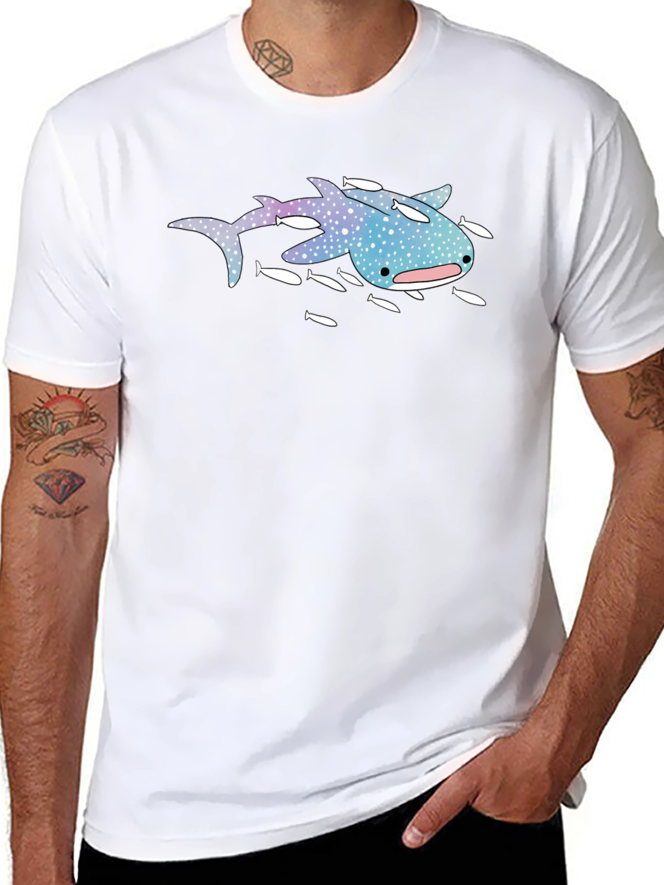Whale Shark Graphic Tee - Unique Design