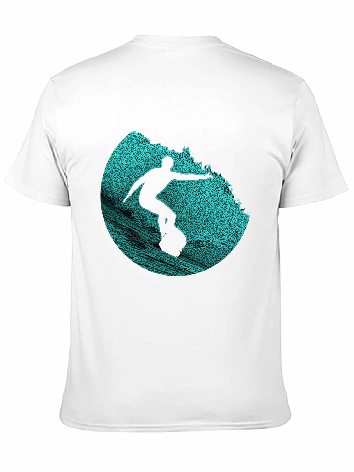Surfer Graphic Print Crew Neck T-Shirt