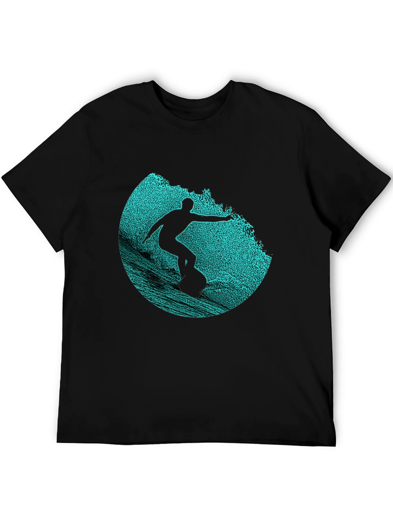 Surfer Graphic Print Crew Neck T-Shirt