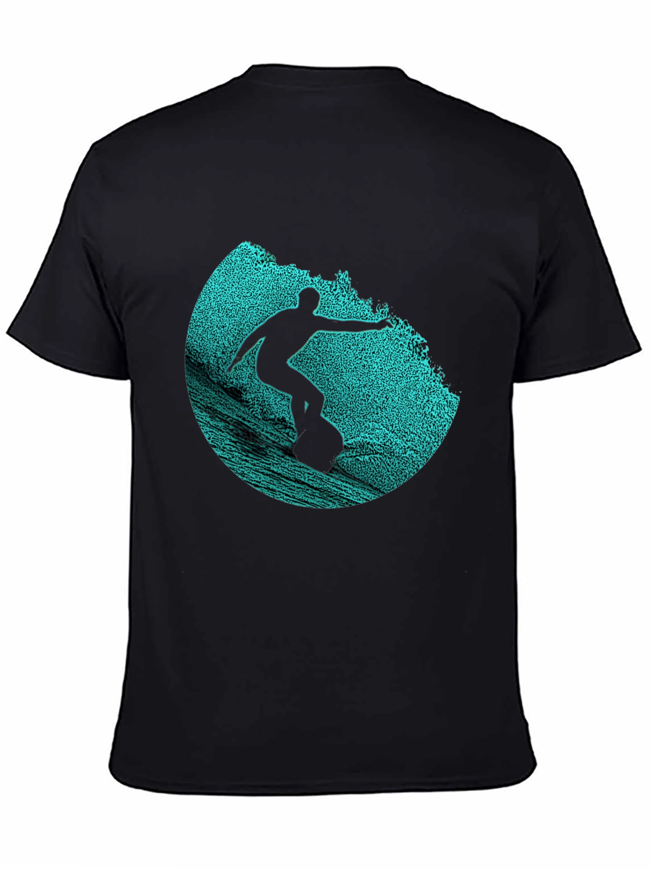 Surfer Graphic Print Crew Neck T-Shirt