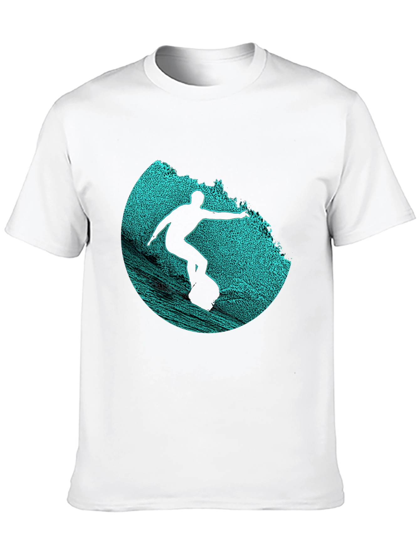 Surfer Graphic Print Crew Neck T-Shirt