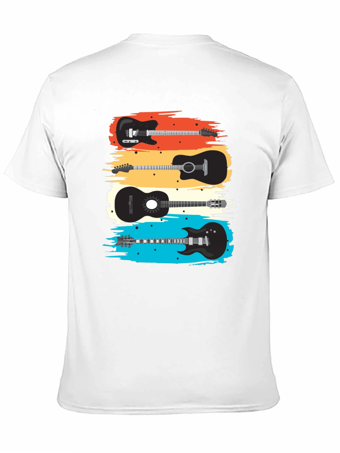 Guitar T-Shirt - Retro Music Tee