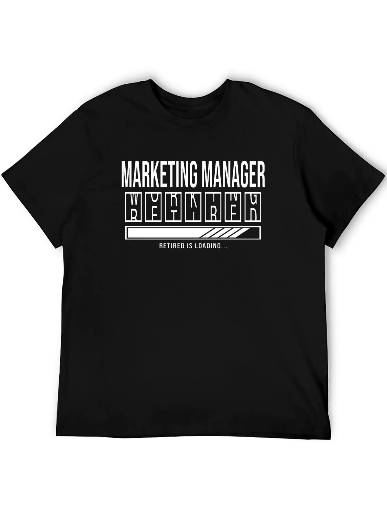 Marketing Manager Retirement Loading Funny T-Shirt