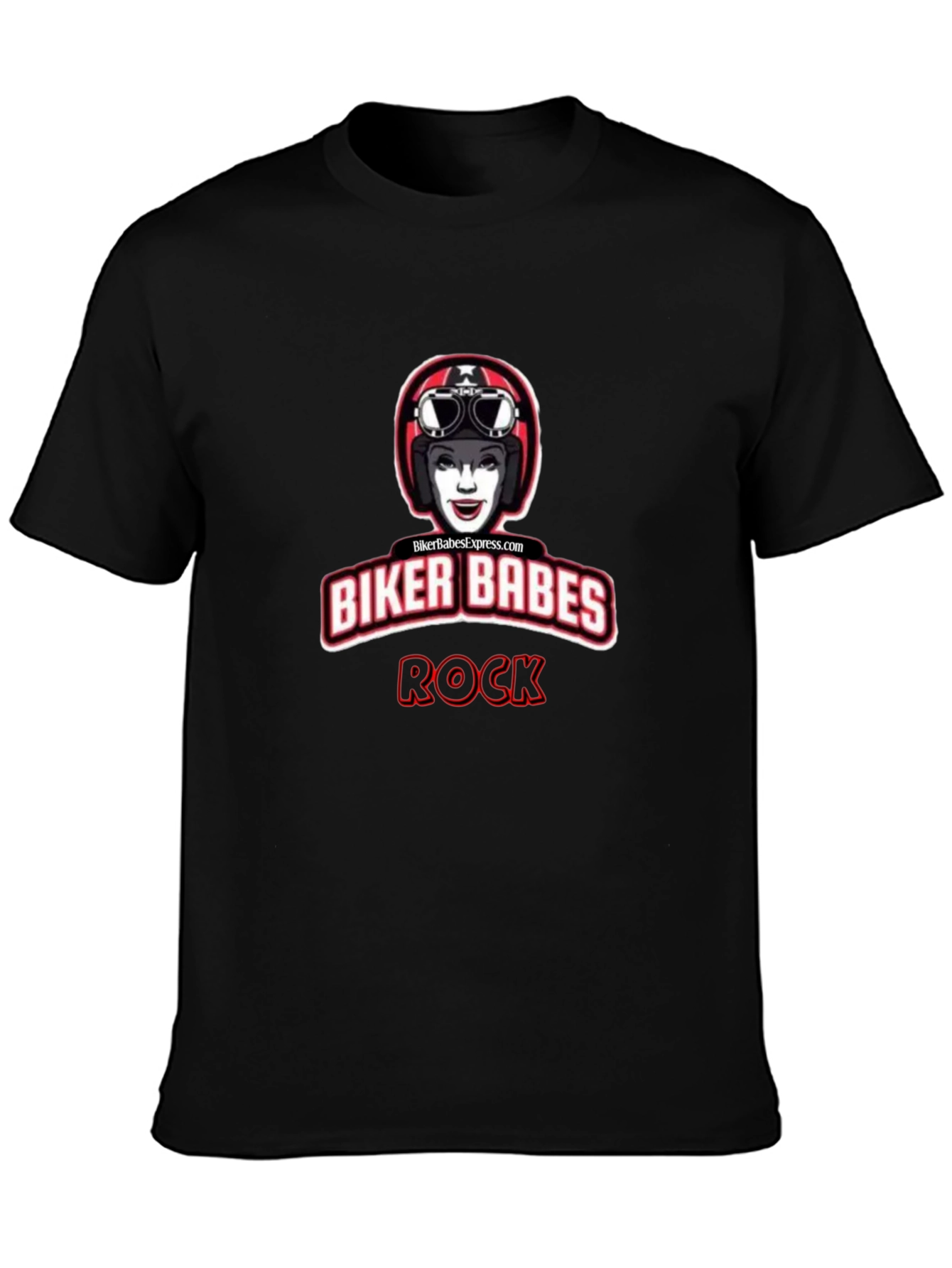 Biker Babes Rock Graphic Tee - Black