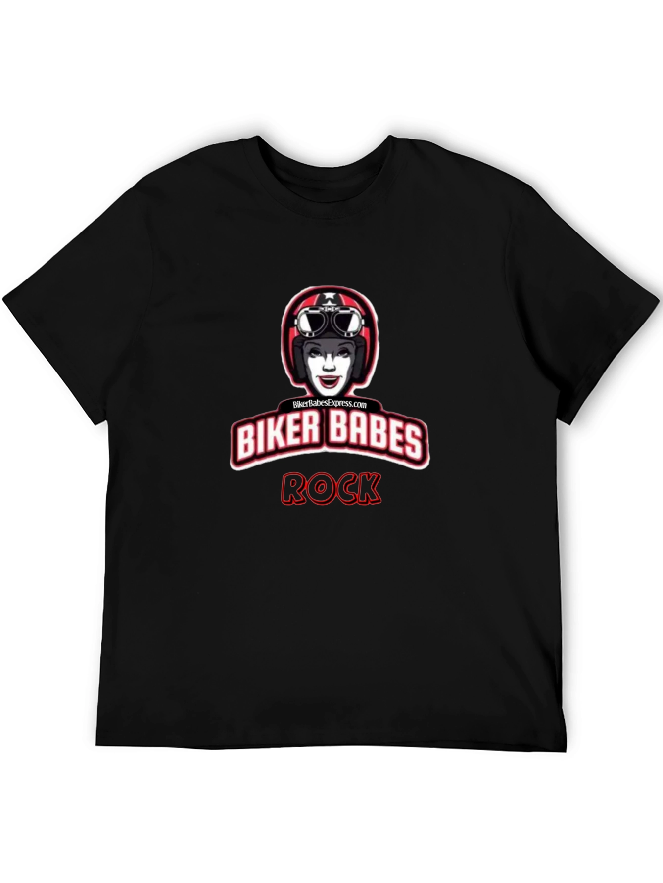 Biker Babes Rock Graphic Tee - Black