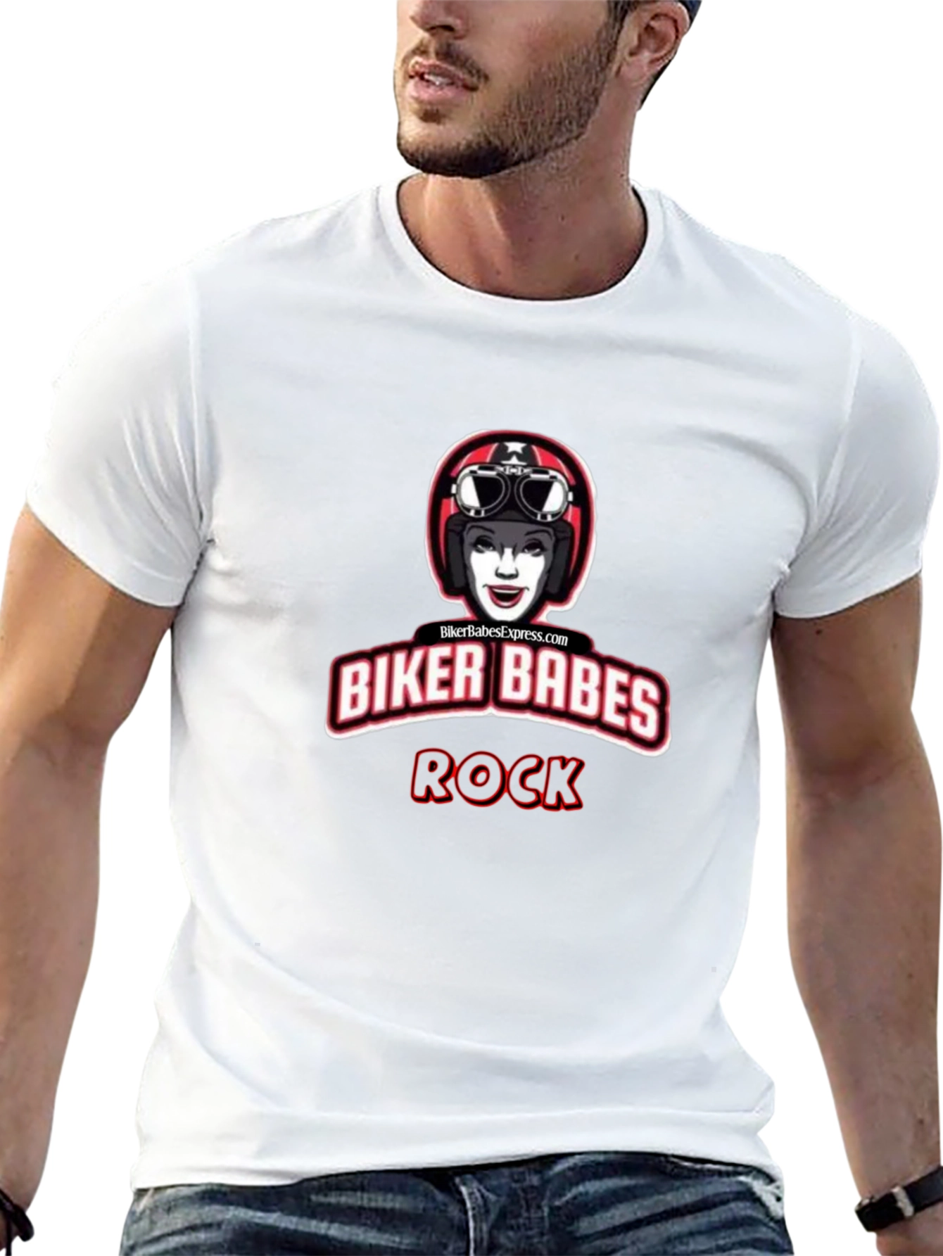 Biker Babes Rock Graphic Tee - Black