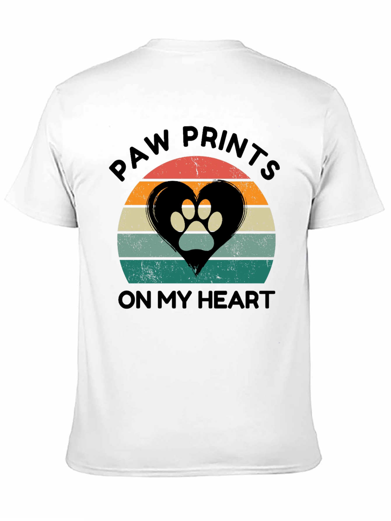 Paw Prints On My Heart T-Shirt