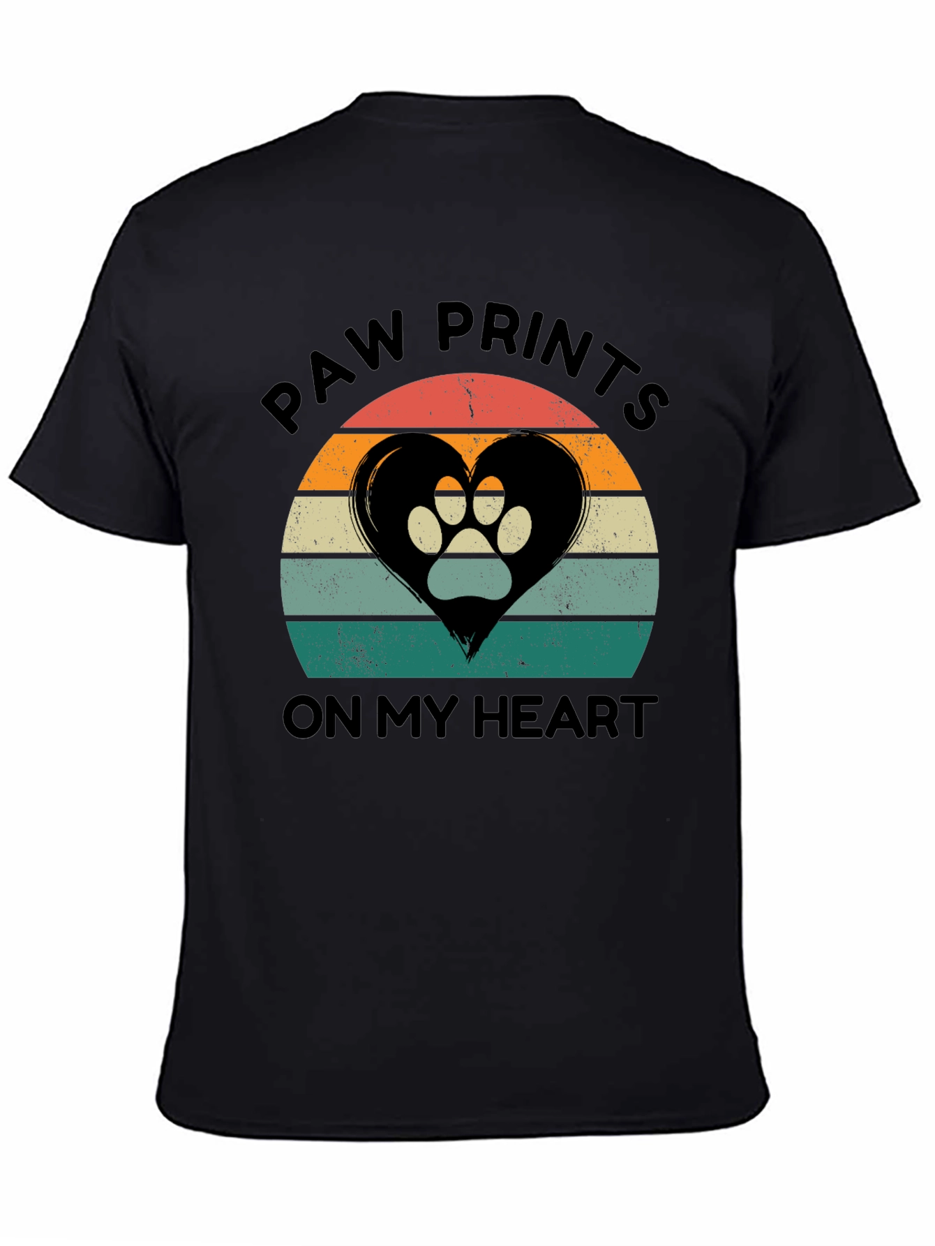 Paw Prints On My Heart T-Shirt