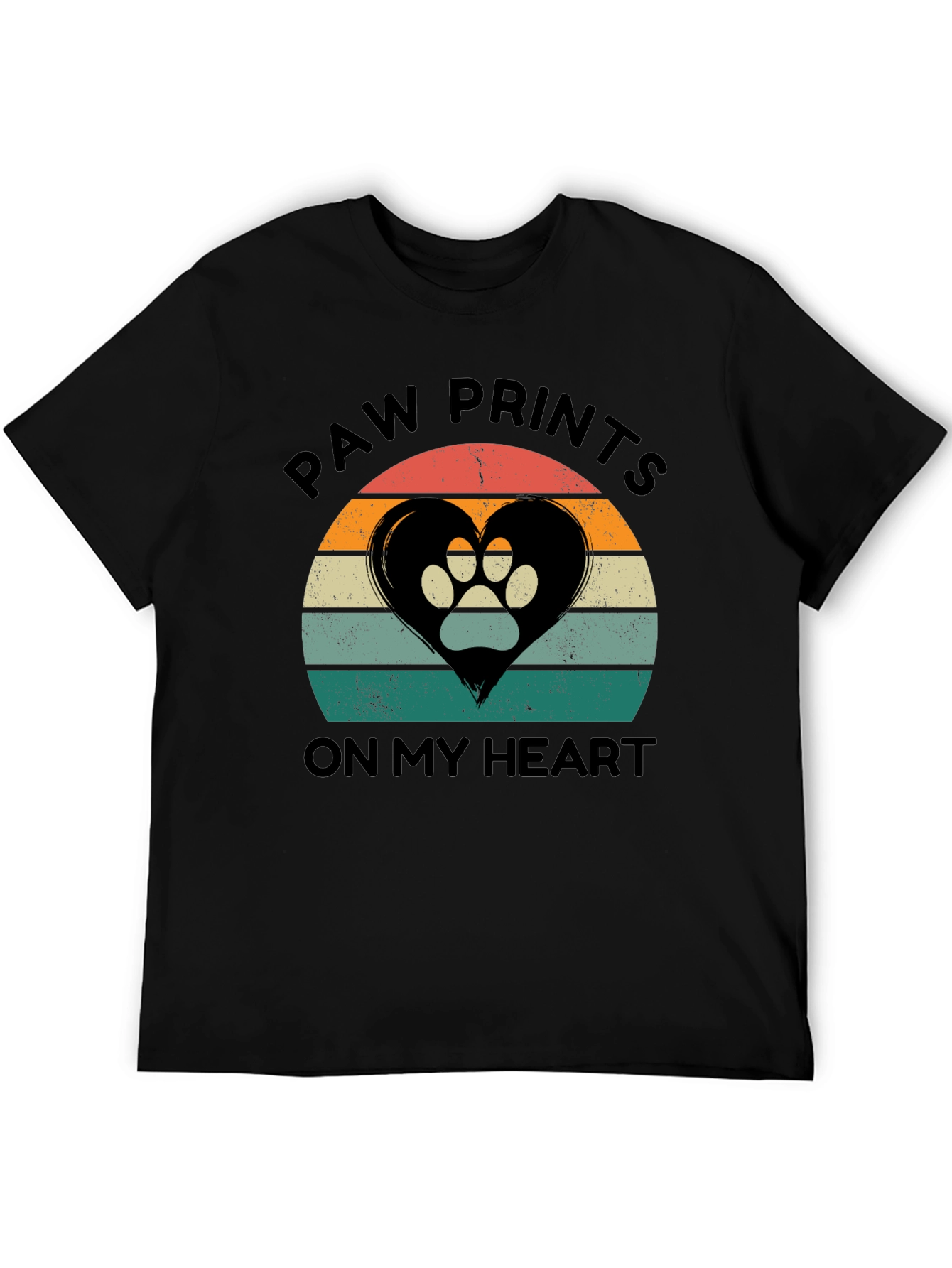 Paw Prints On My Heart T-Shirt