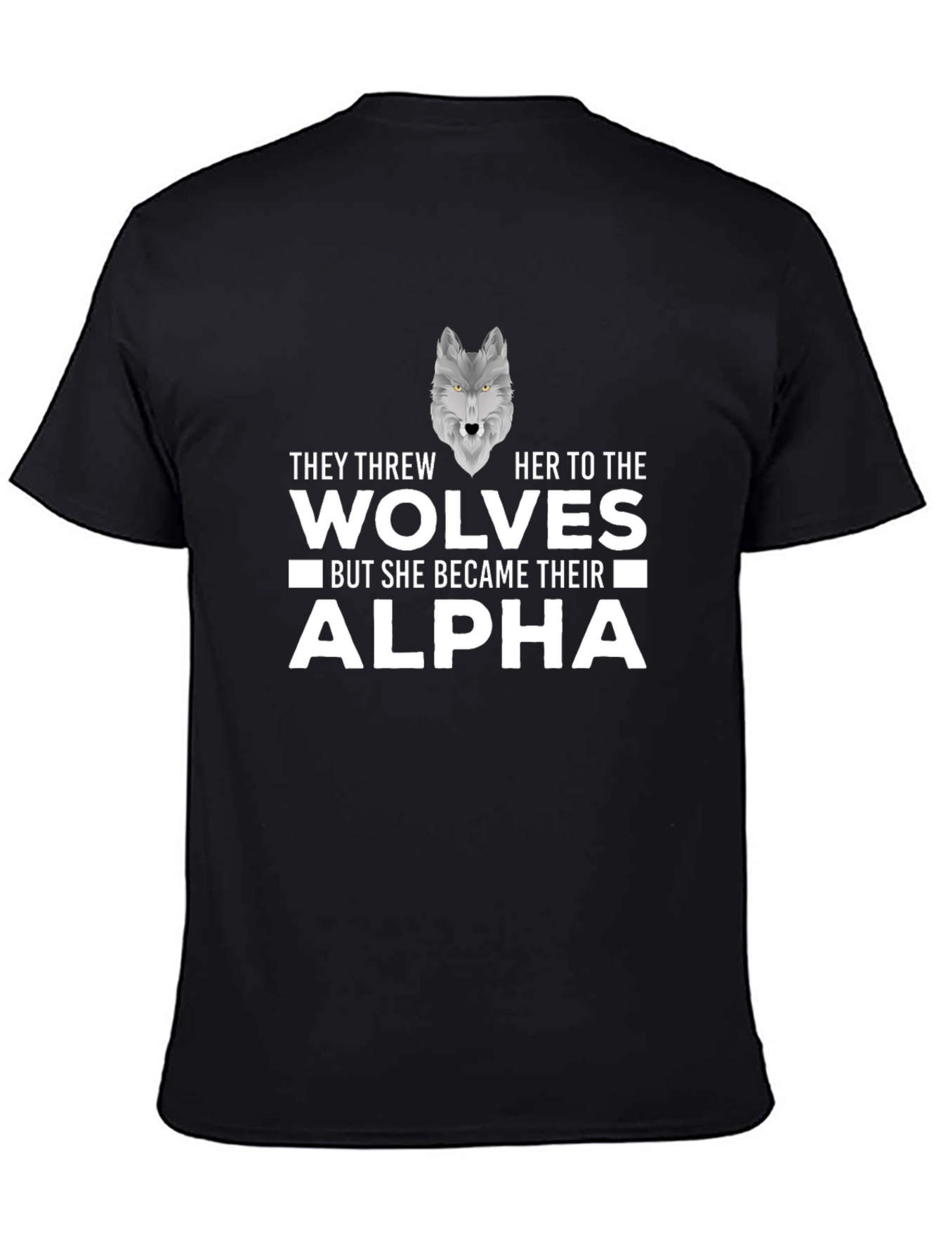 Wolf Alpha Graphic Tee - Statement T-Shirt