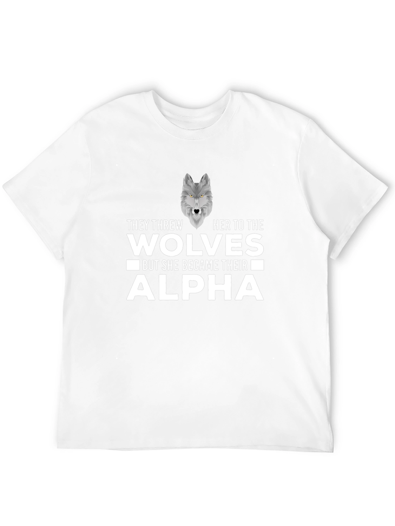 Wolf Alpha Graphic Tee - Statement T-Shirt