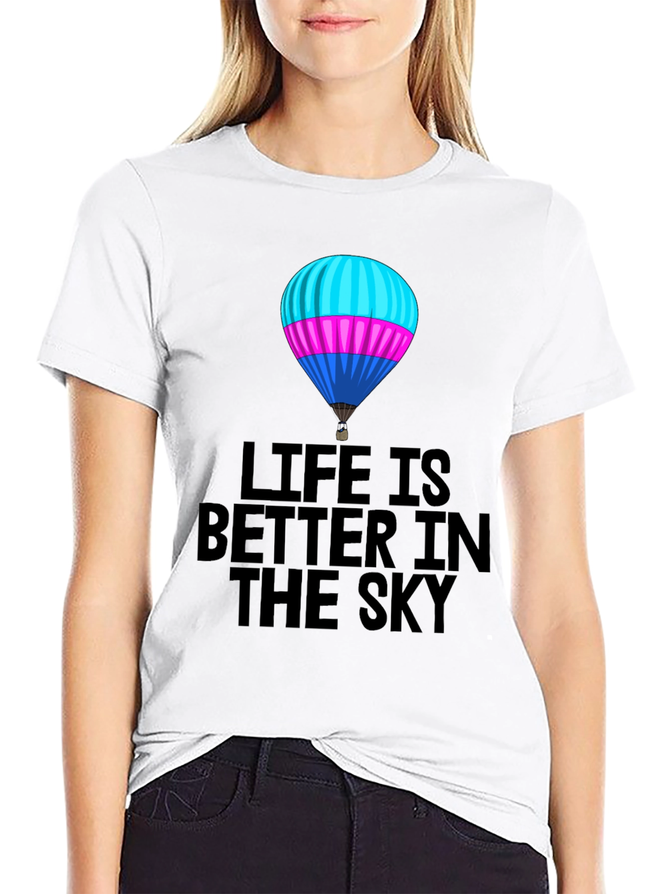 Life is Better in the Sky Balloon Graphic Tee