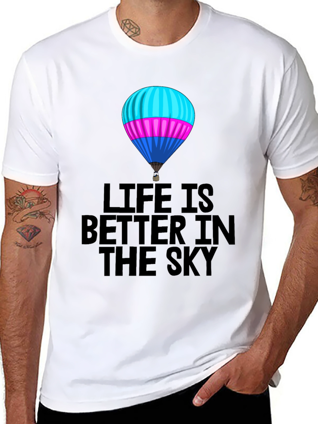 Life is Better in the Sky Balloon Graphic Tee