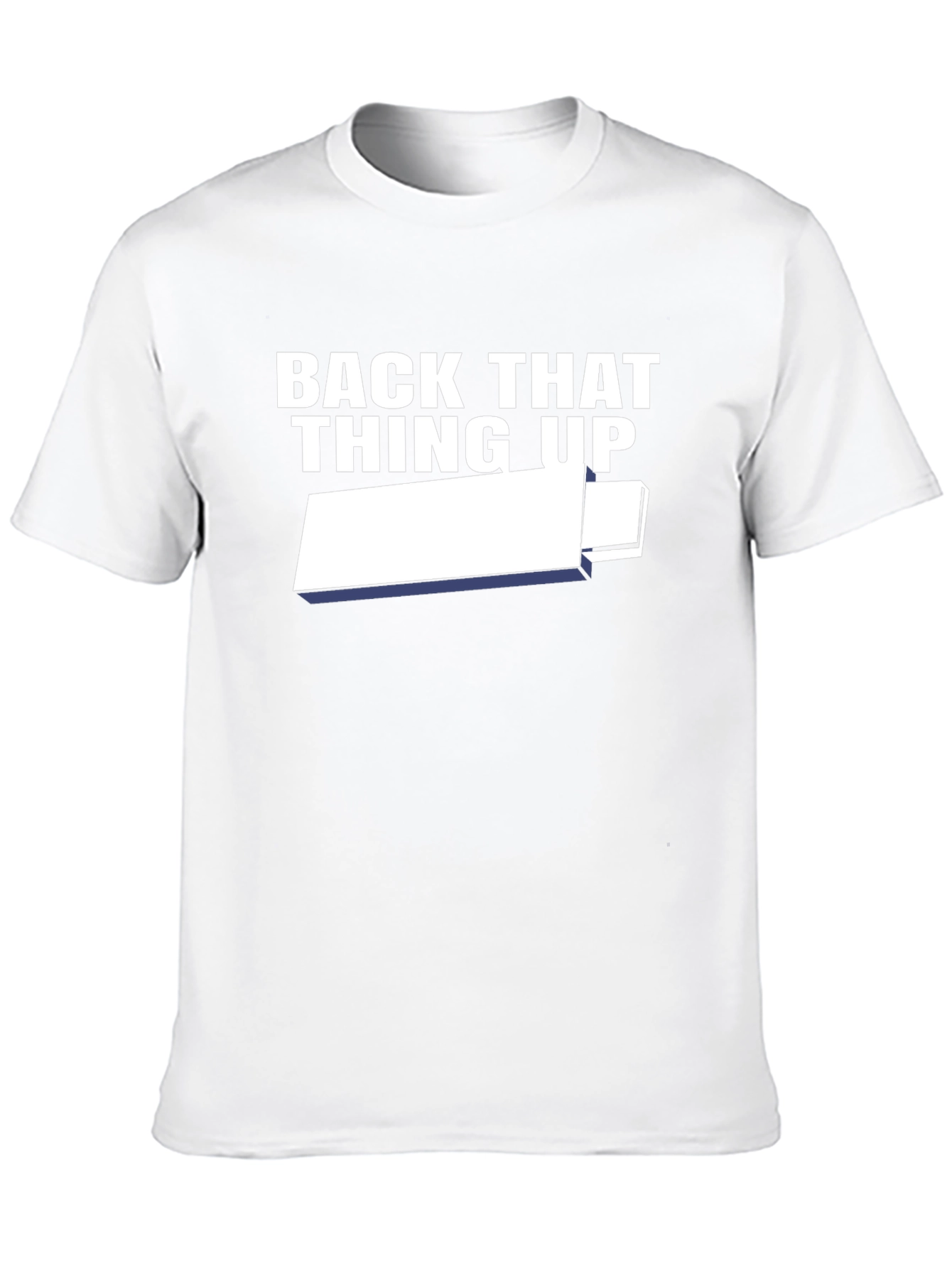 Back That Thing Up Black Graphic Tee
