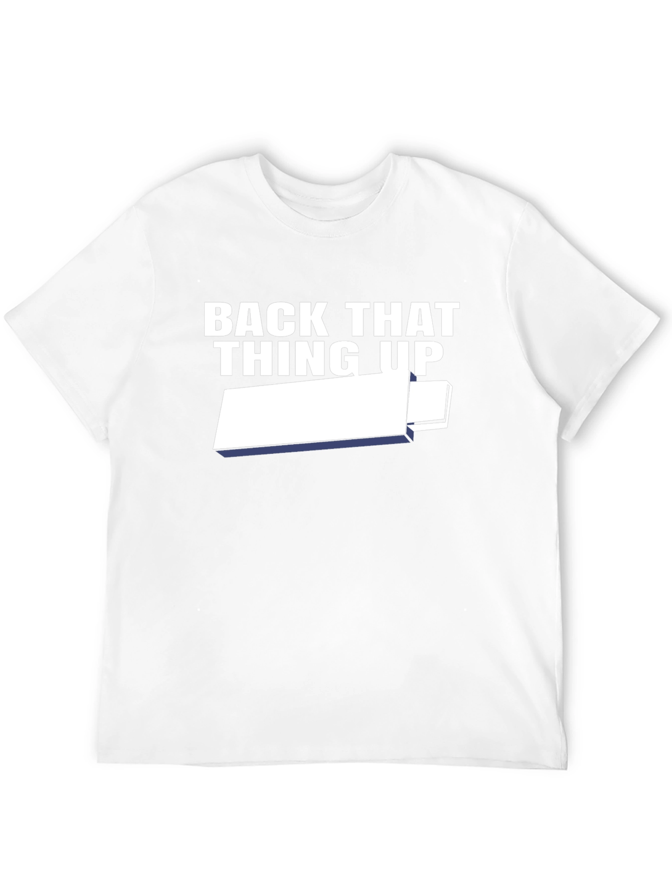 Back That Thing Up Black Graphic Tee