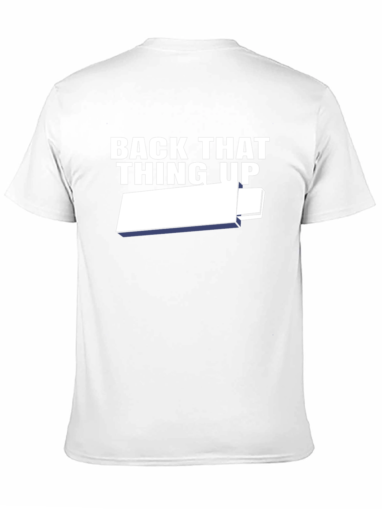 Back That Thing Up Black Graphic Tee
