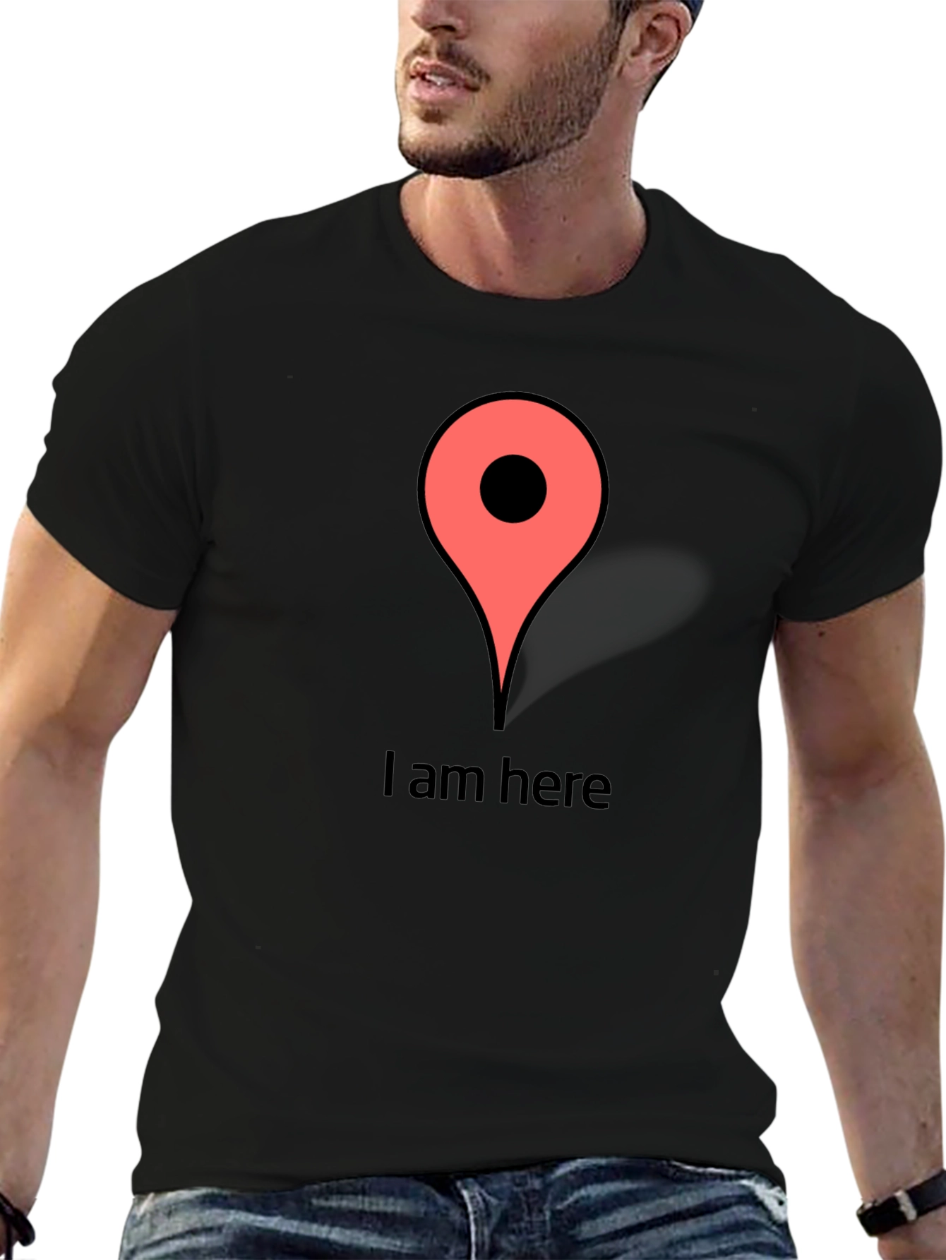 I am Here Graphic T-Shirt