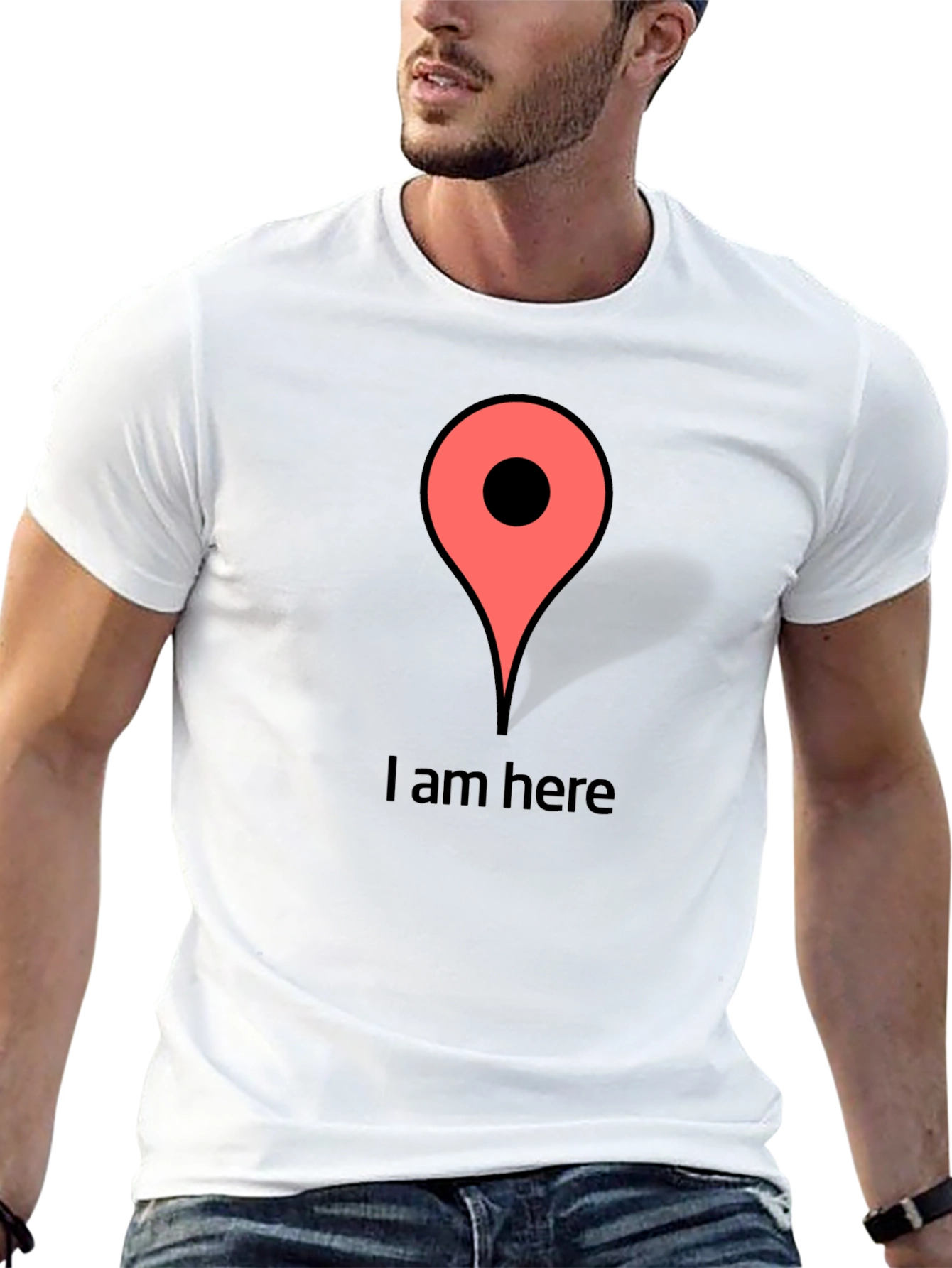I am Here Graphic T-Shirt