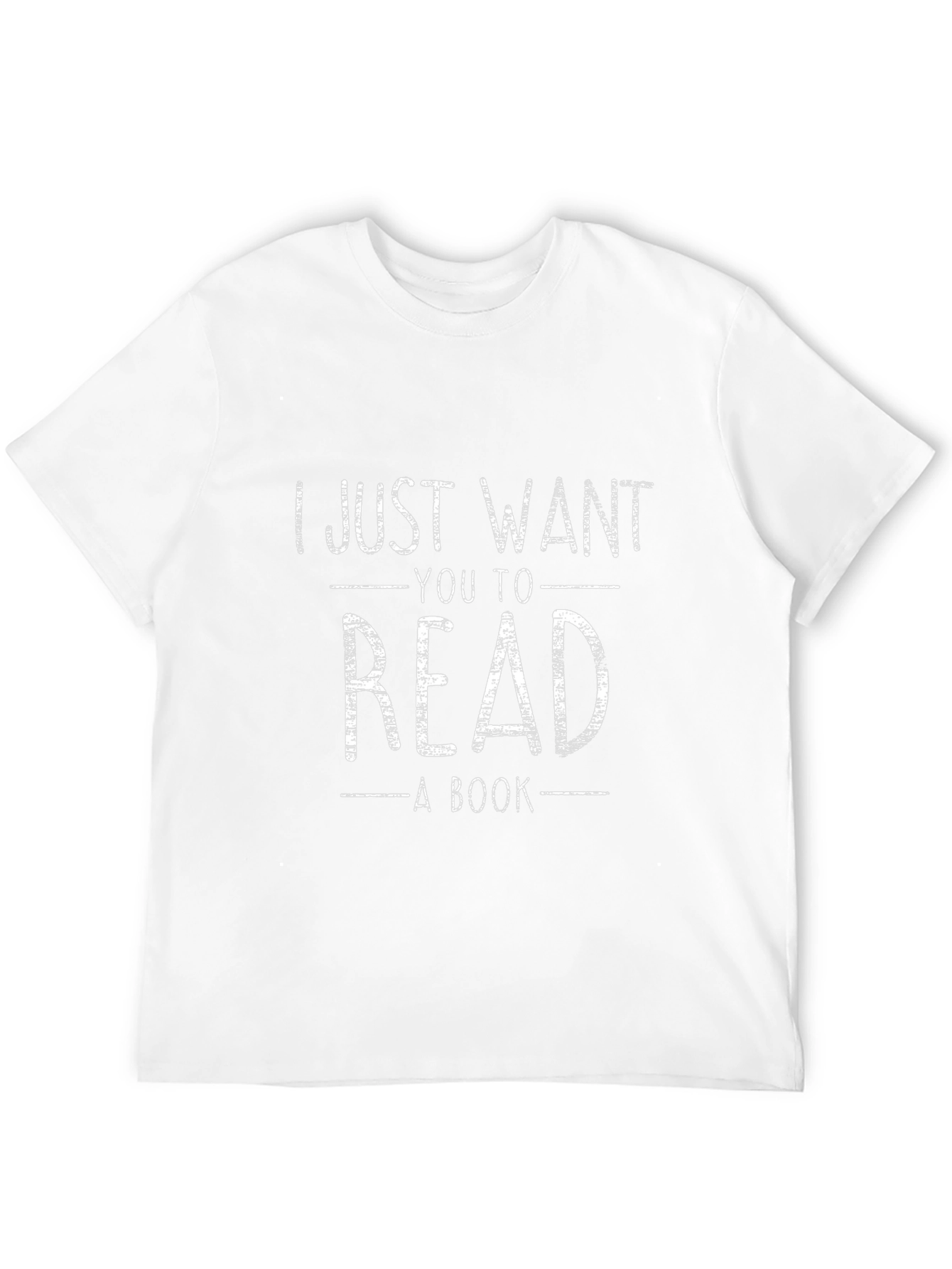 Read a Book Graphic T-Shirt - Black Novelty Design